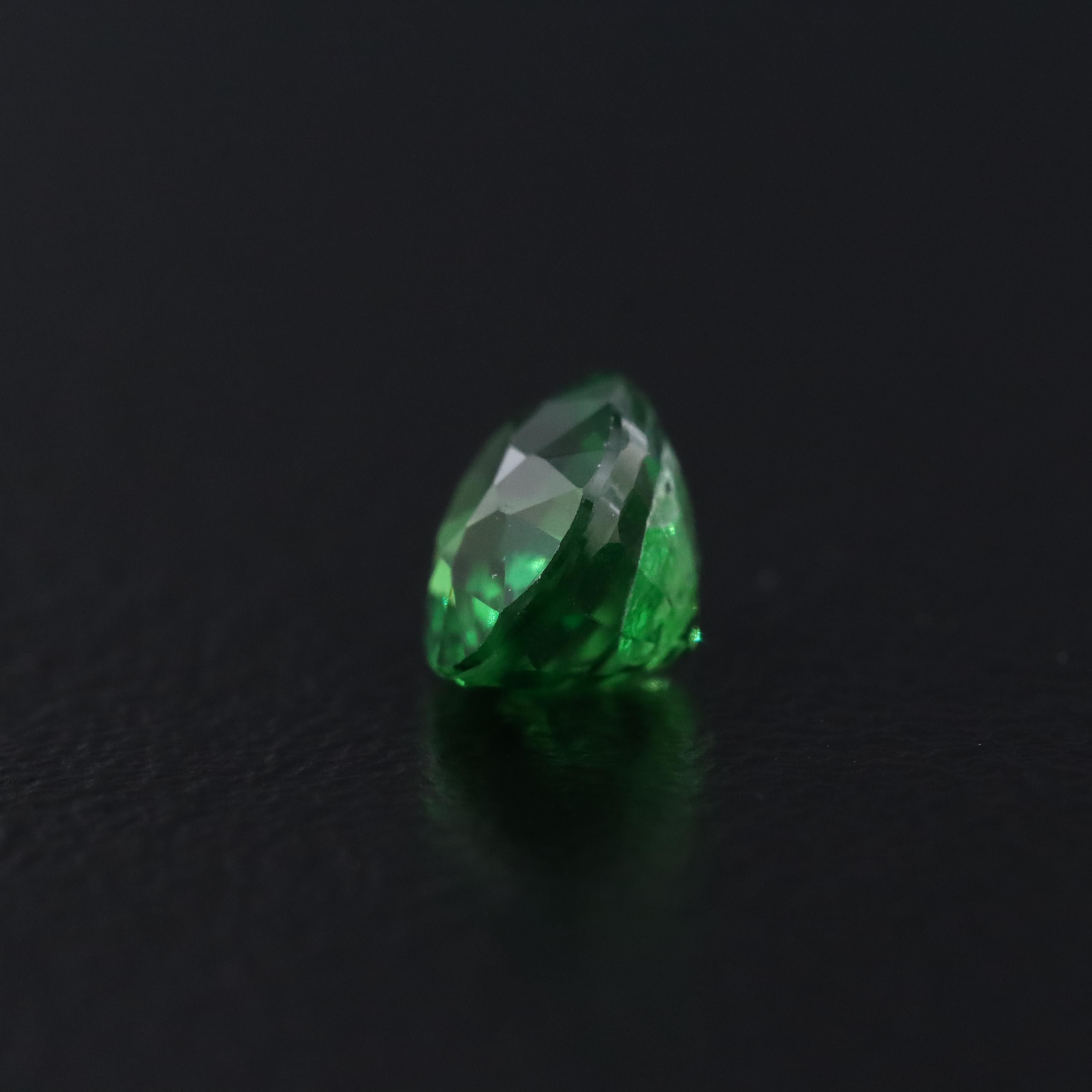 Loose 1.00 CT Tsavorite Garnet
