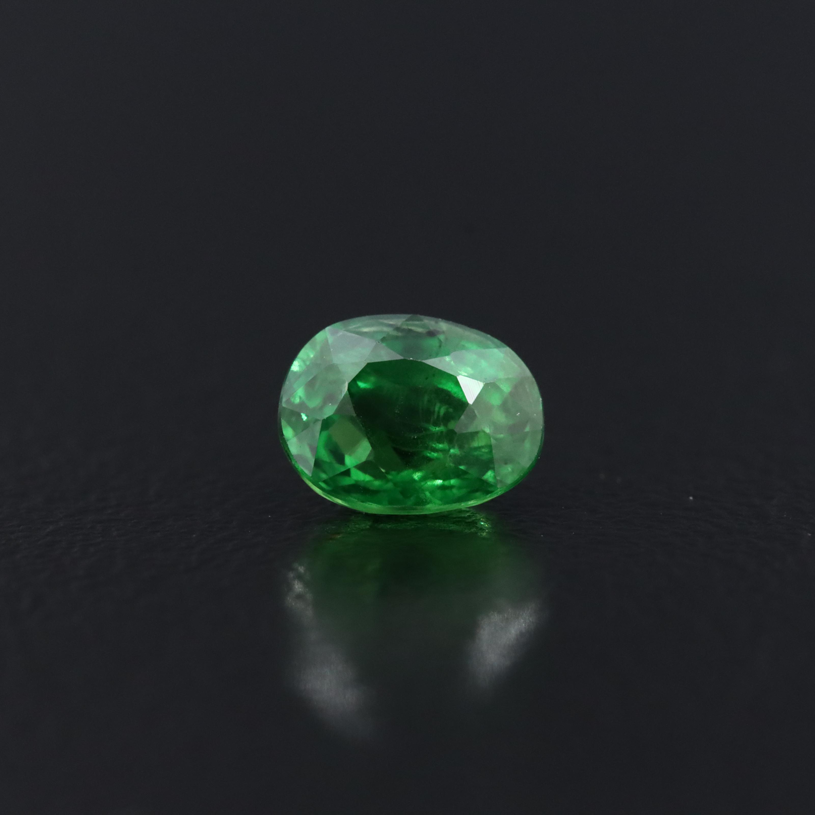 Loose 1.00 CT Tsavorite Garnet