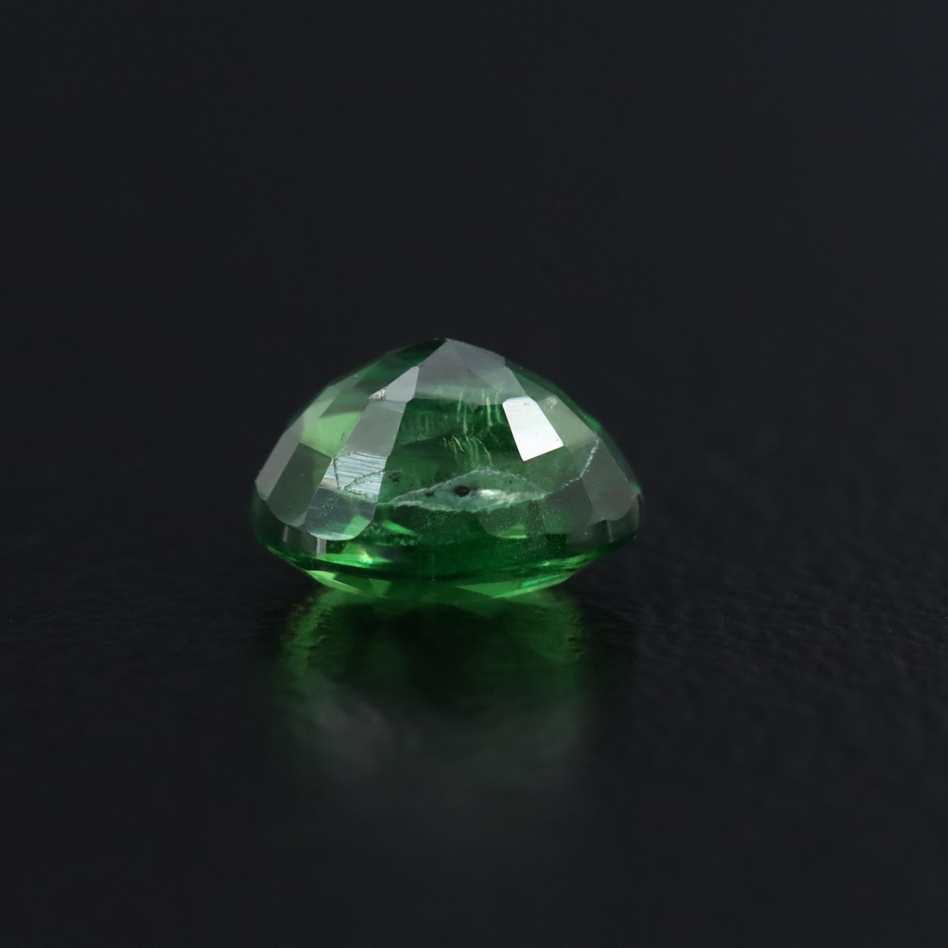 Loose 1.00 CT Tsavorite Garnet