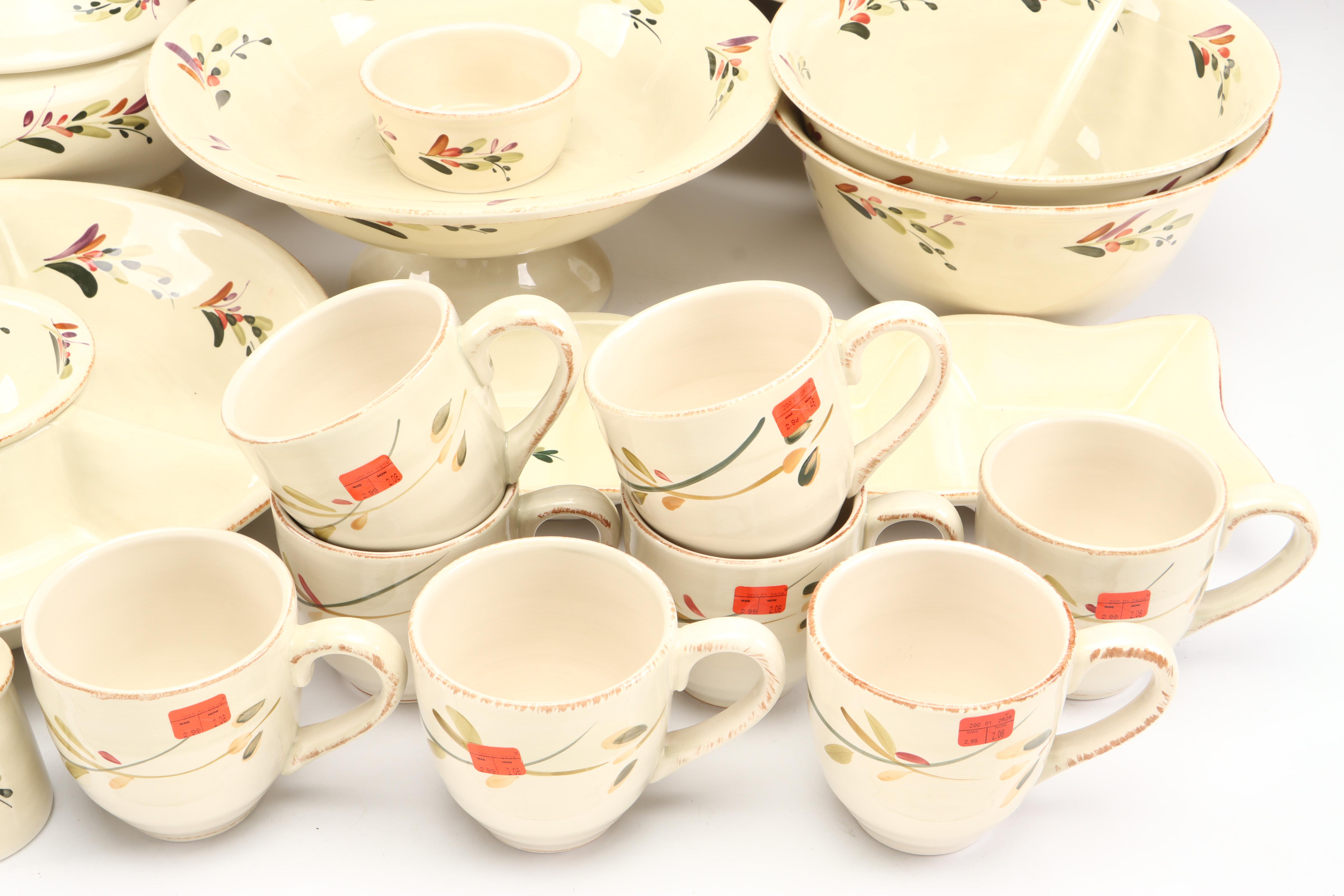 Home "Rooster" Ceramic Dinnerware and Serveware