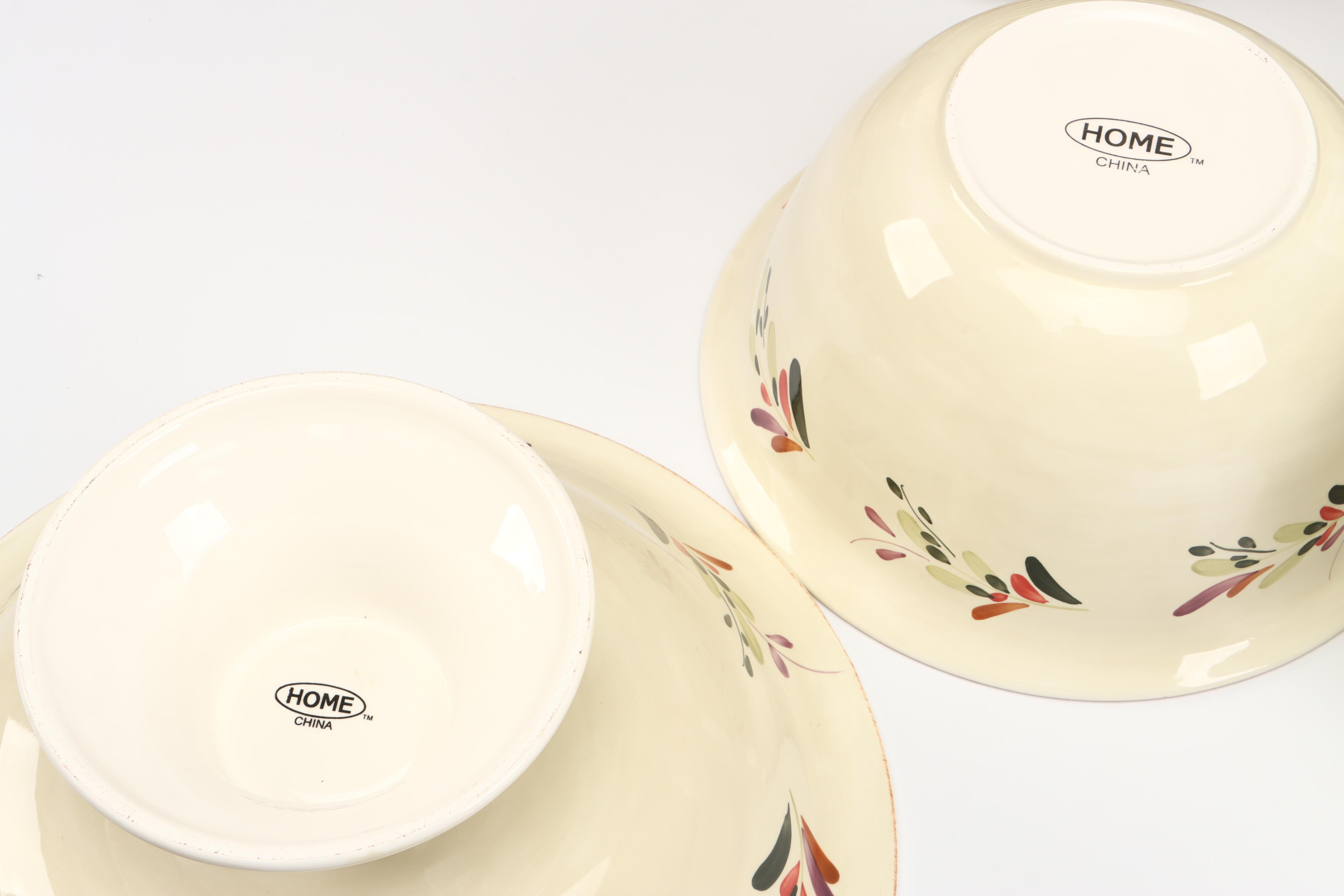 Home "Rooster" Ceramic Dinnerware and Serveware