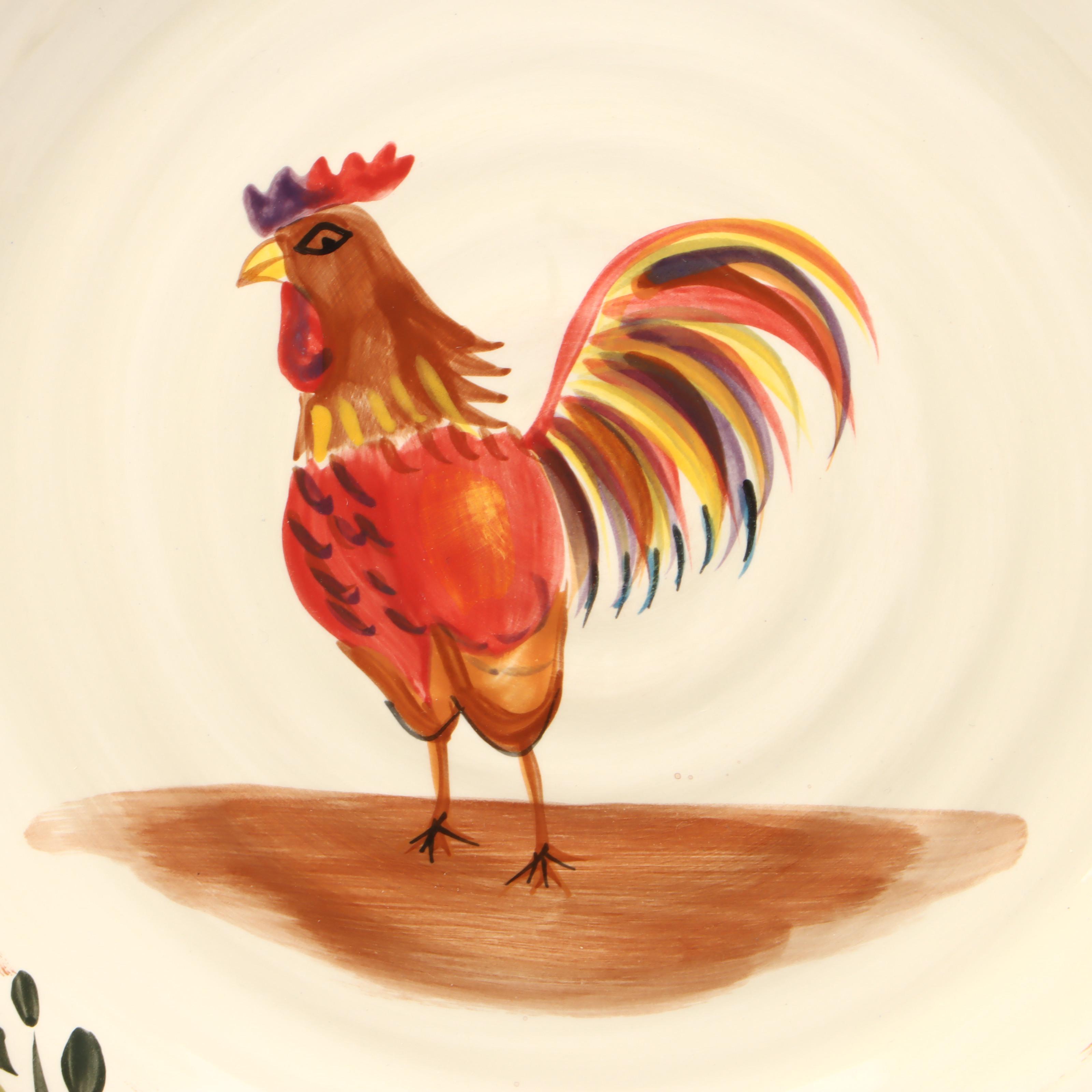 Home "Rooster" Ceramic Dinnerware and Serveware