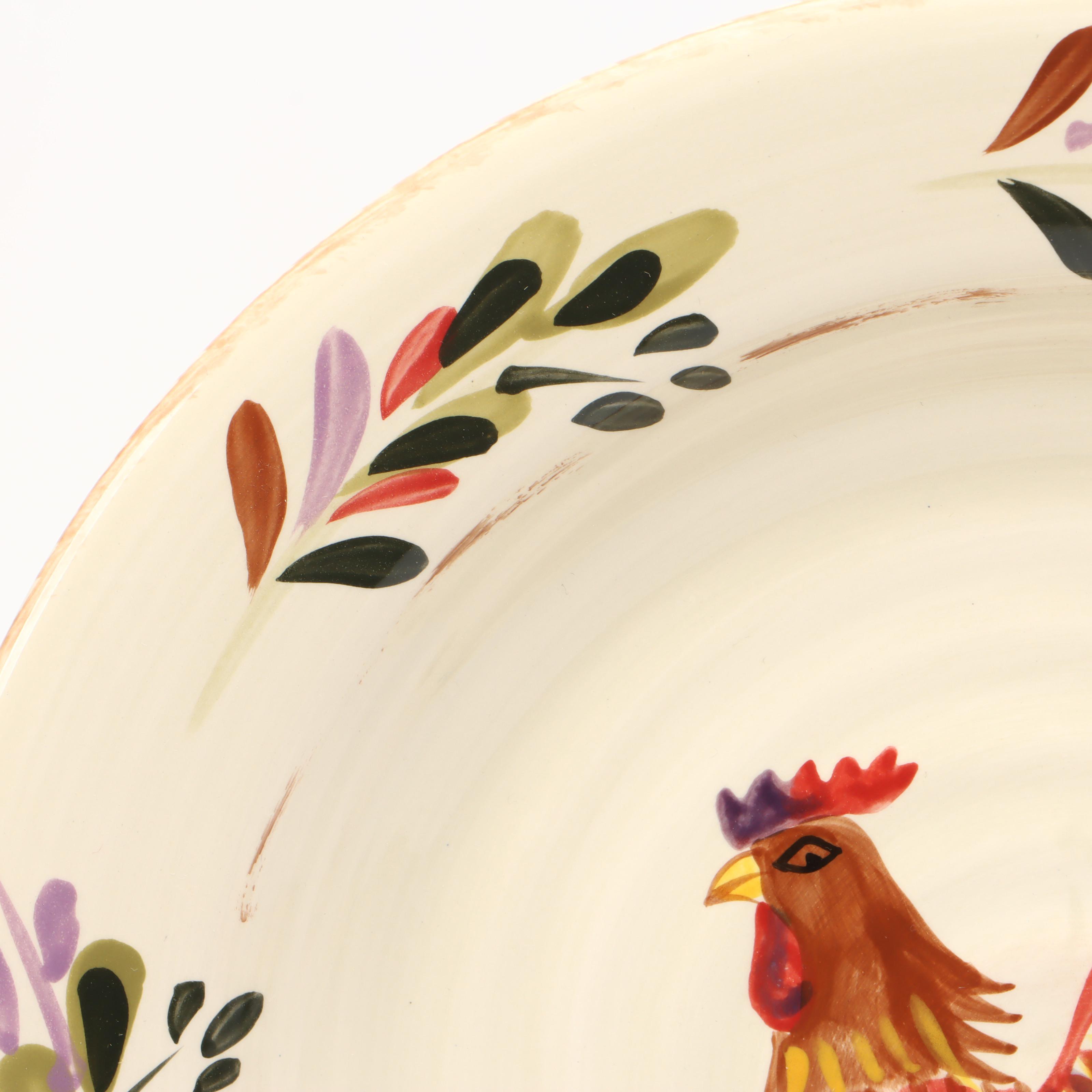 Home "Rooster" Ceramic Dinnerware and Serveware