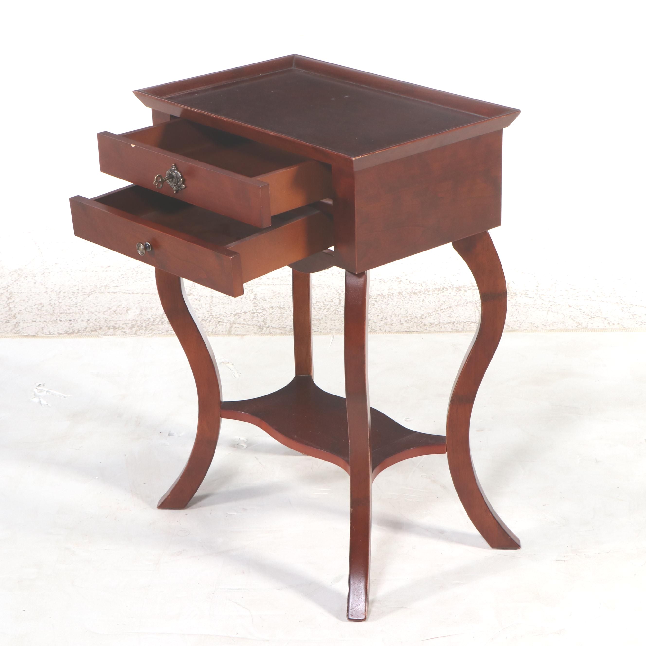 The Bombay Company Louis Philippe Mahogany Side Table
