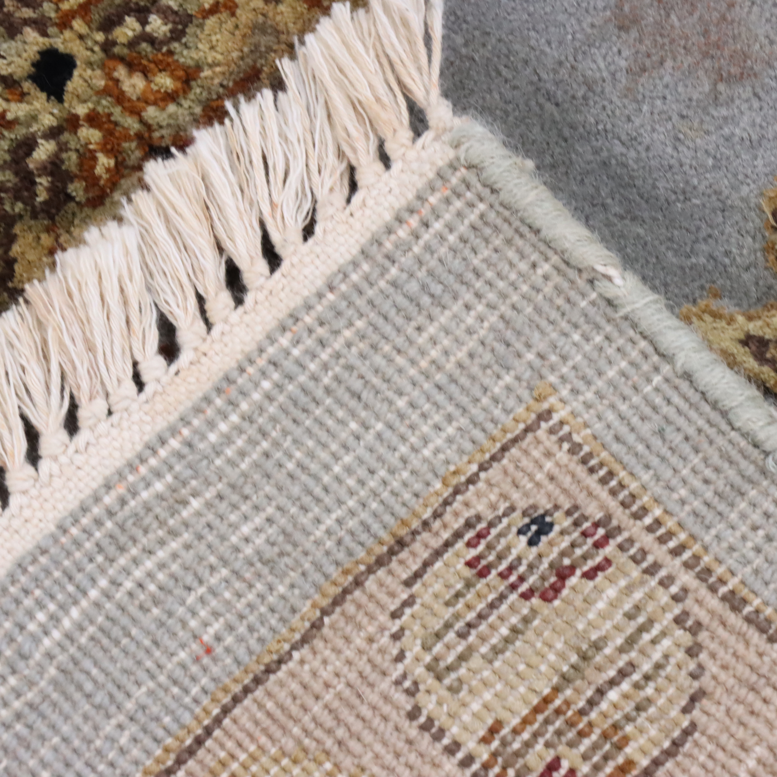 7'10 x 10'6 Hand-Knotted Indian Agra Wool & Silk Area Rug