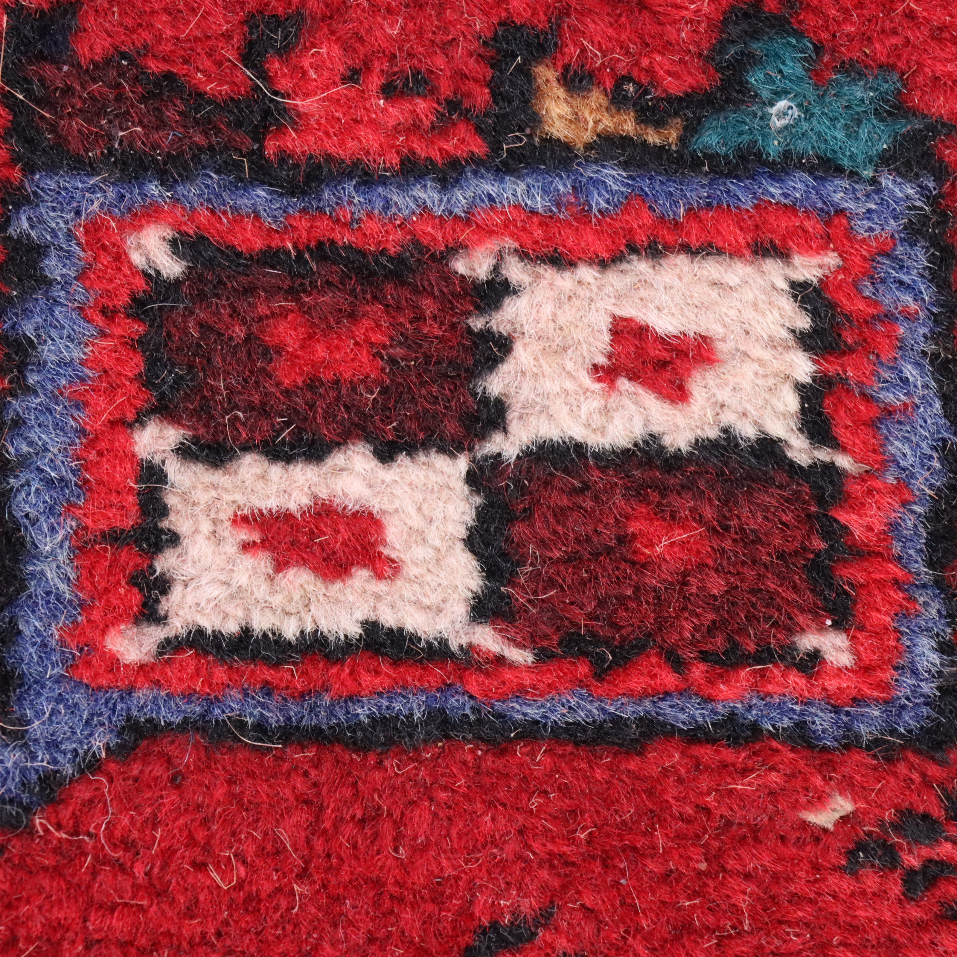 3'4 x 11' Hand-Knotted Persian Karaja Long Rug