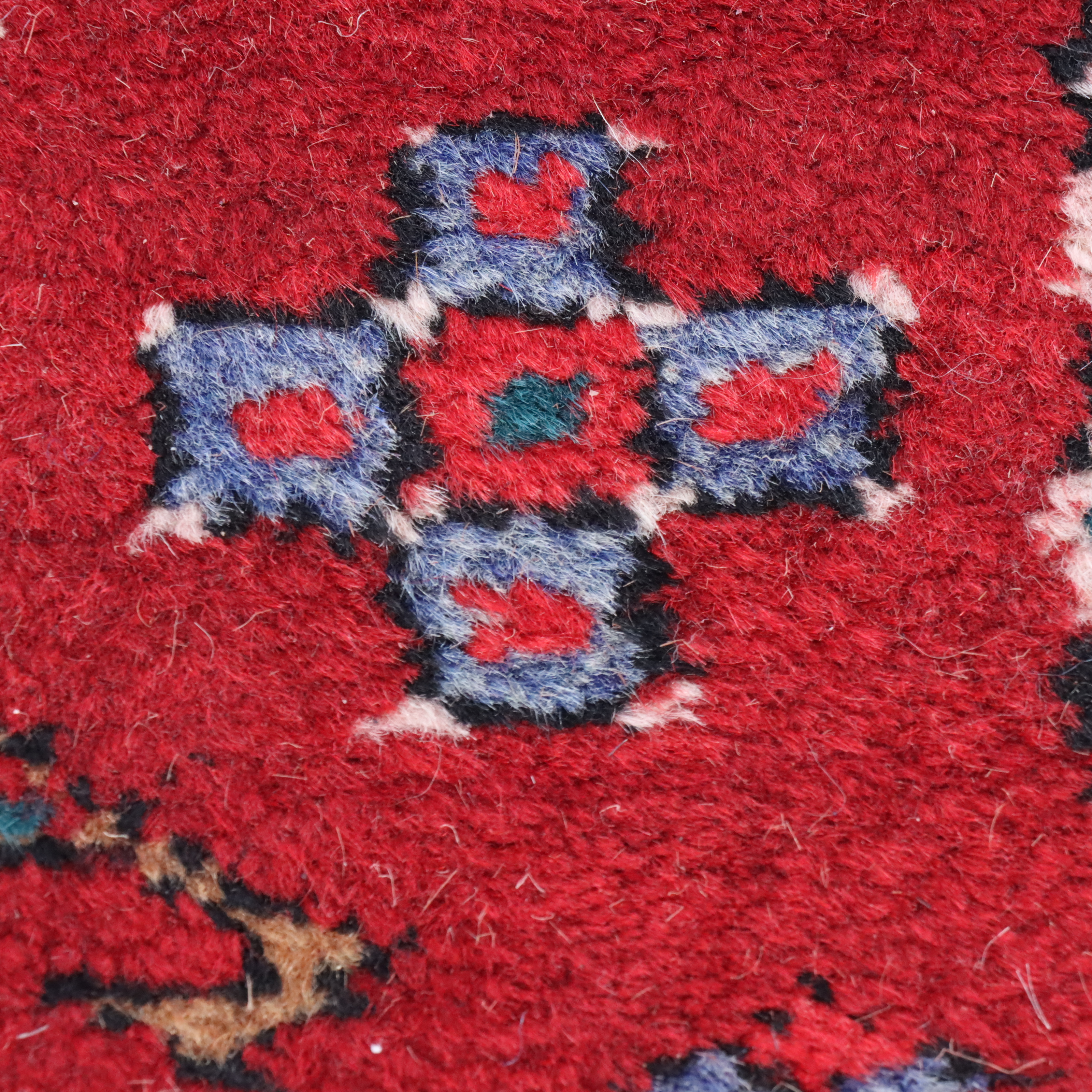 3'4 x 11' Hand-Knotted Persian Karaja Long Rug