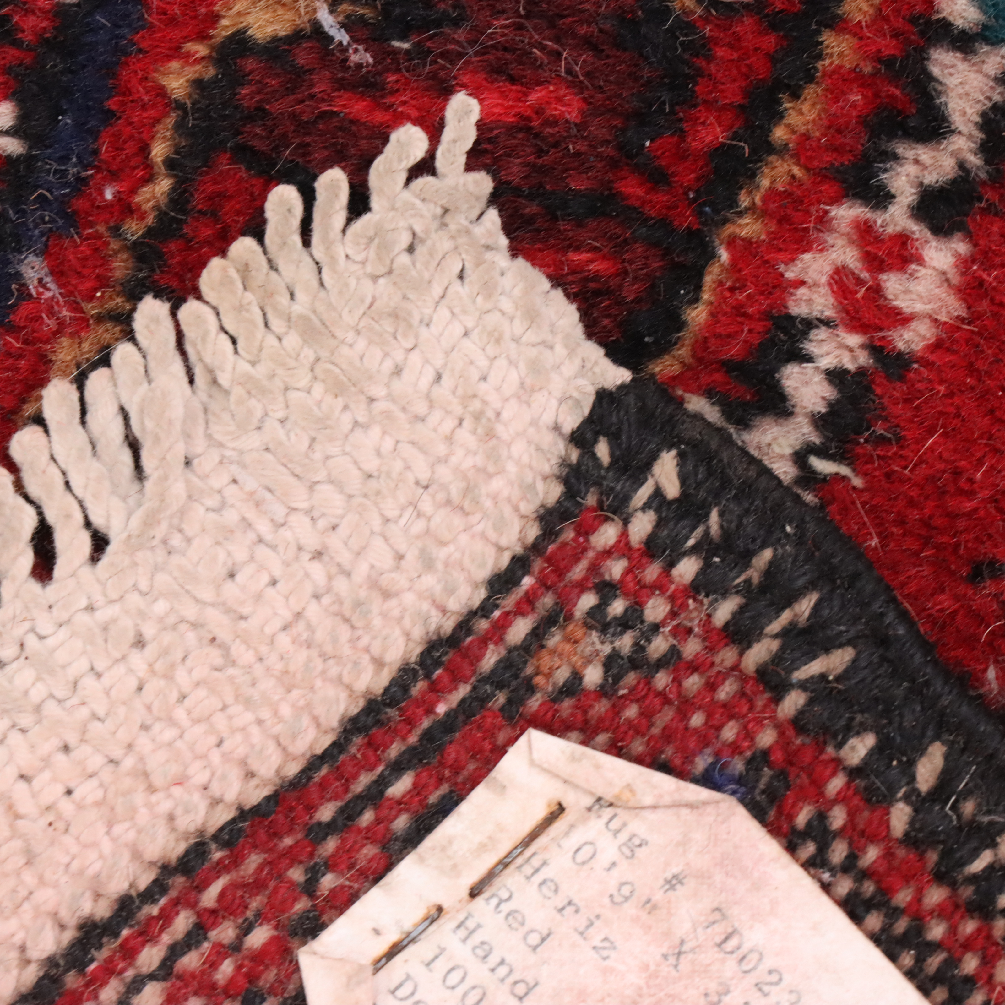 3'4 x 11' Hand-Knotted Persian Karaja Long Rug