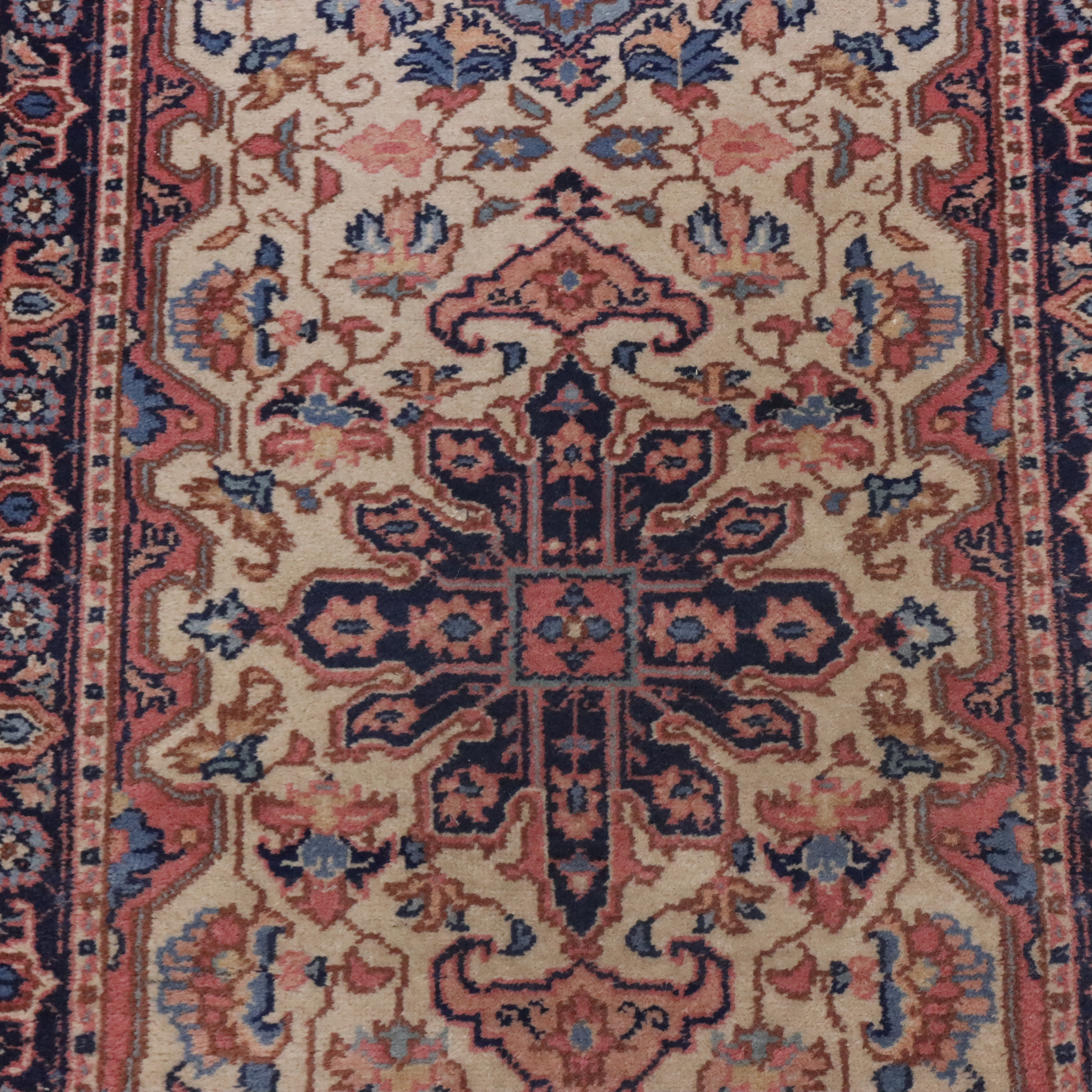 2'8 x 12' Hand-Knotted Persian Heriz Carpet Runner