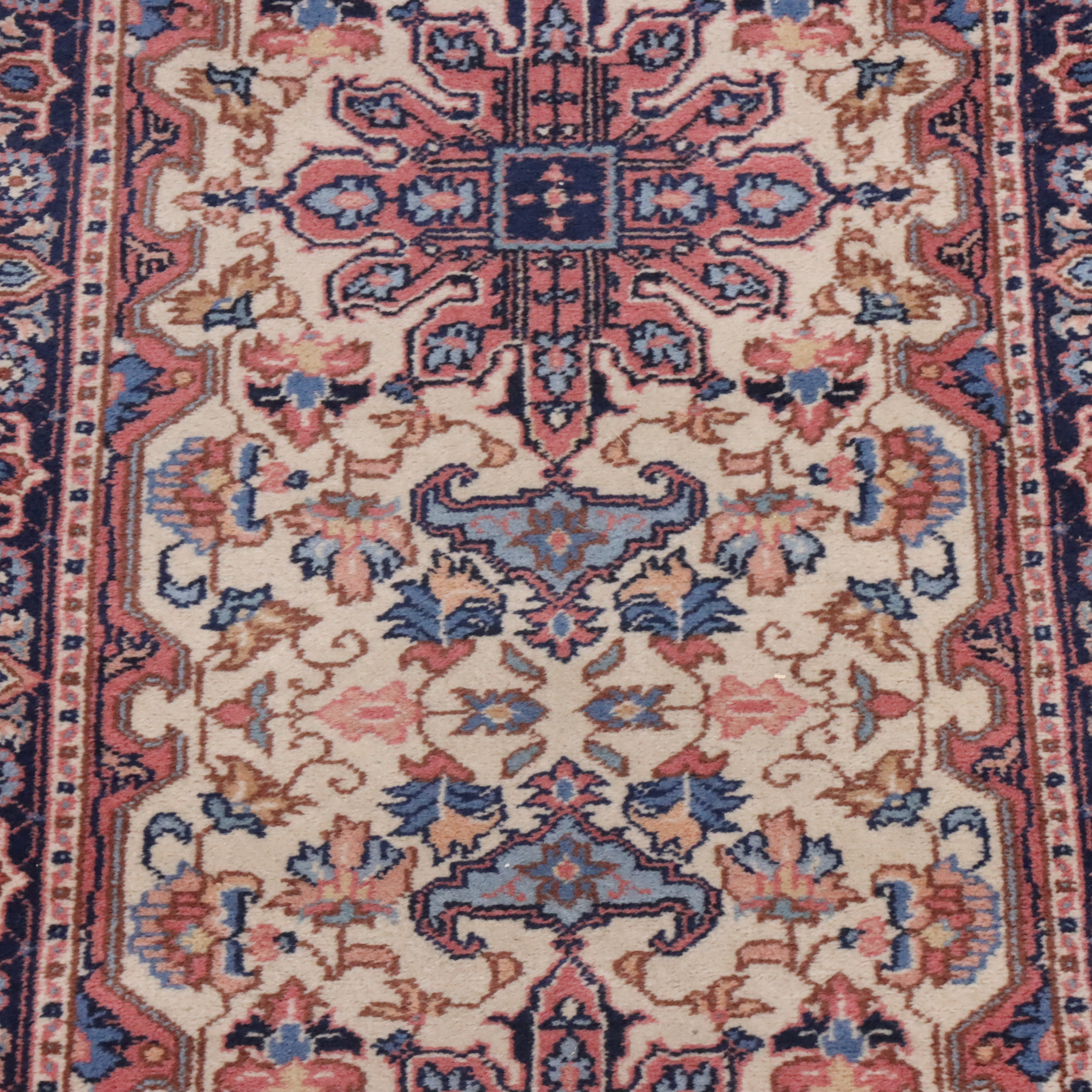 2'8 x 12' Hand-Knotted Persian Heriz Carpet Runner
