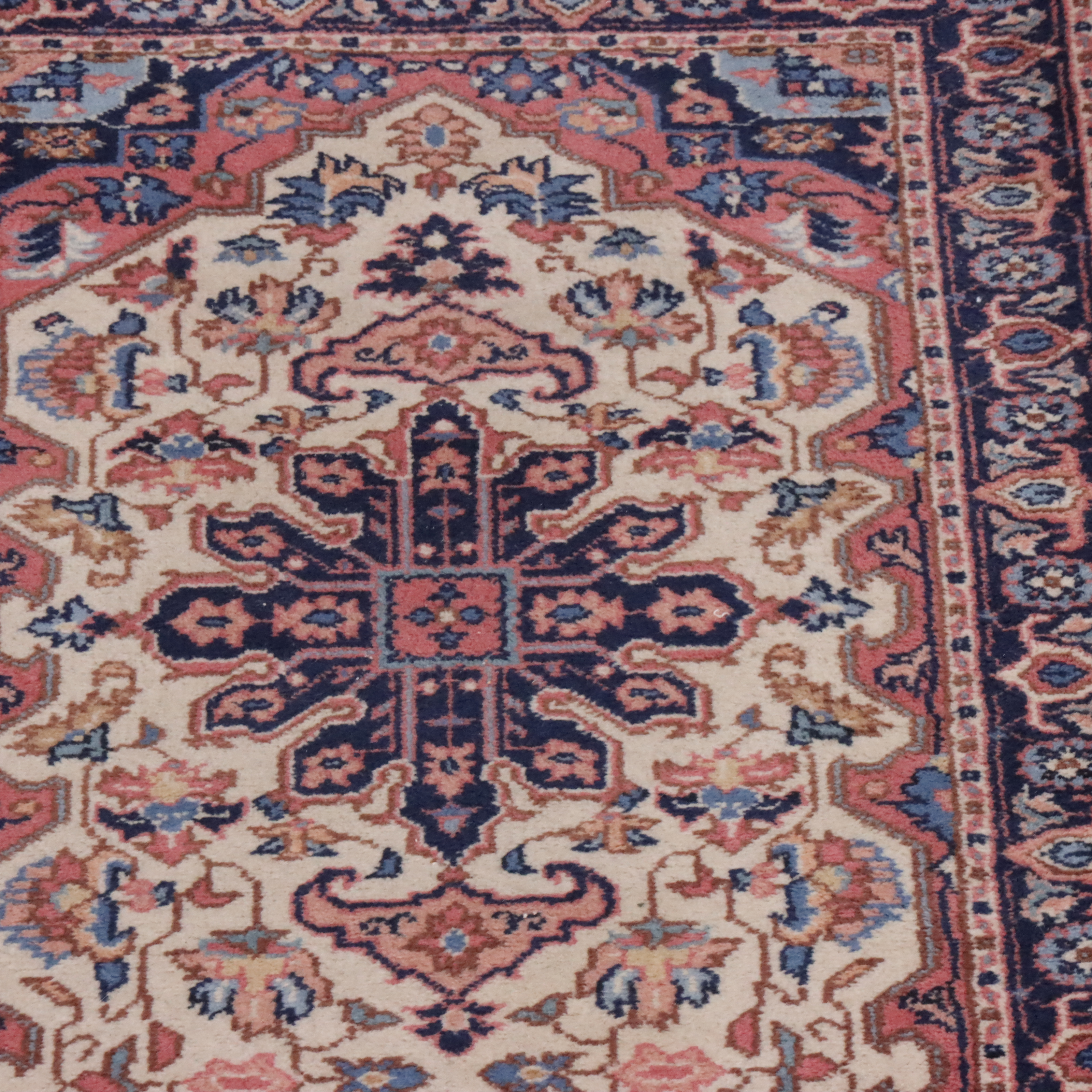 2'8 x 12' Hand-Knotted Persian Heriz Carpet Runner