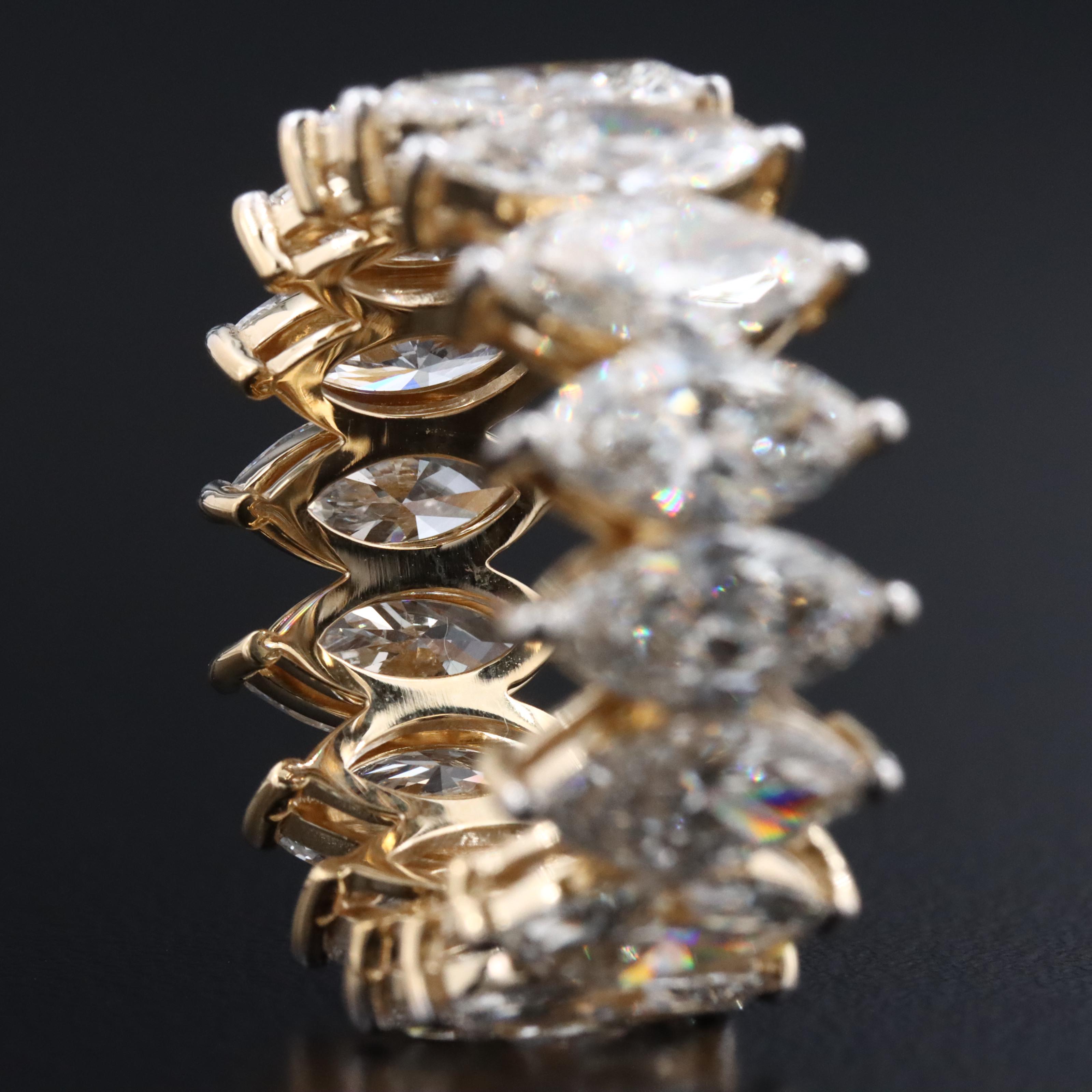 14K 11.91 CTW Lab Grown Diamond Eternity Band