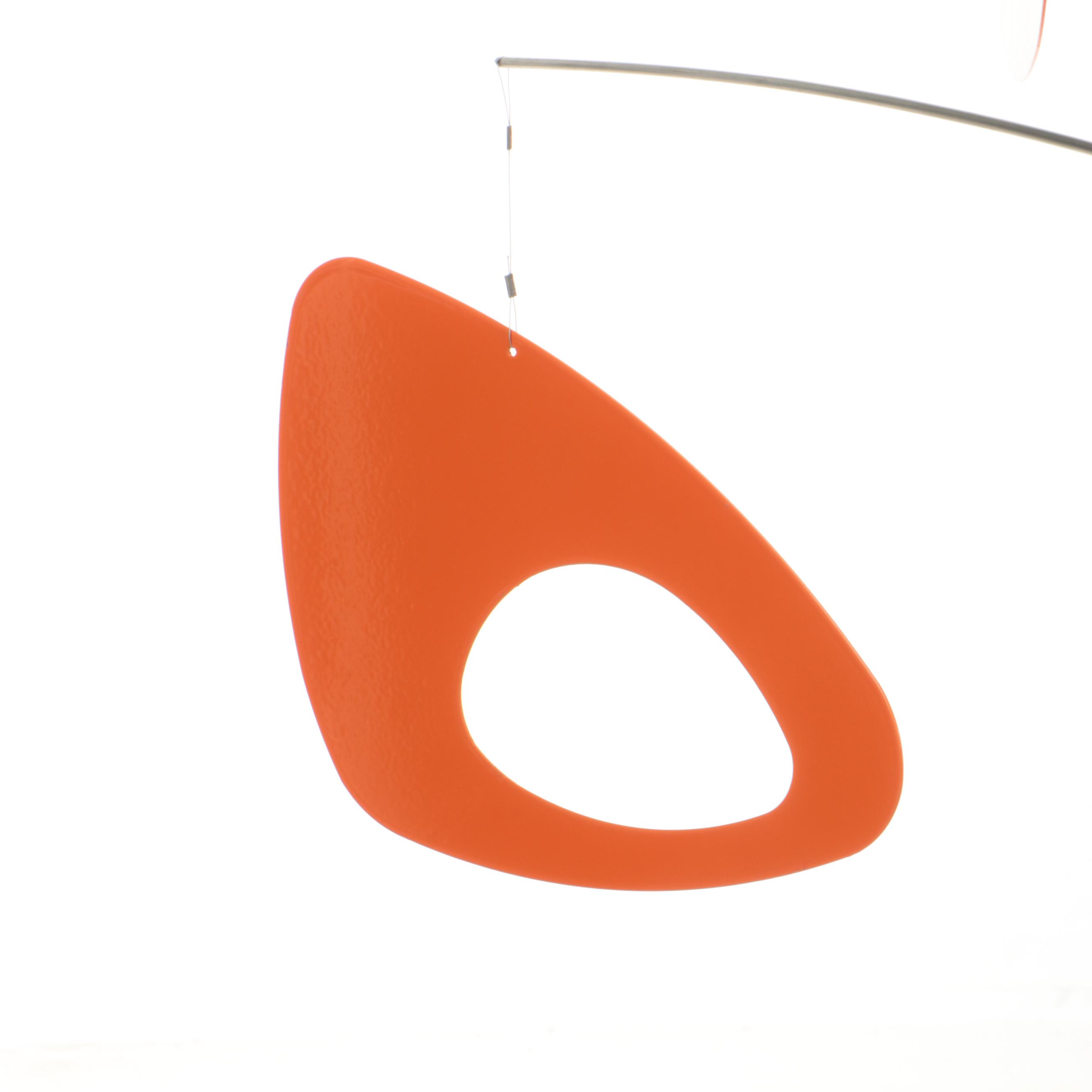 Orange Hanging Kinetic Mobile, Style of Alexander Calder, Late 20th/21st C.