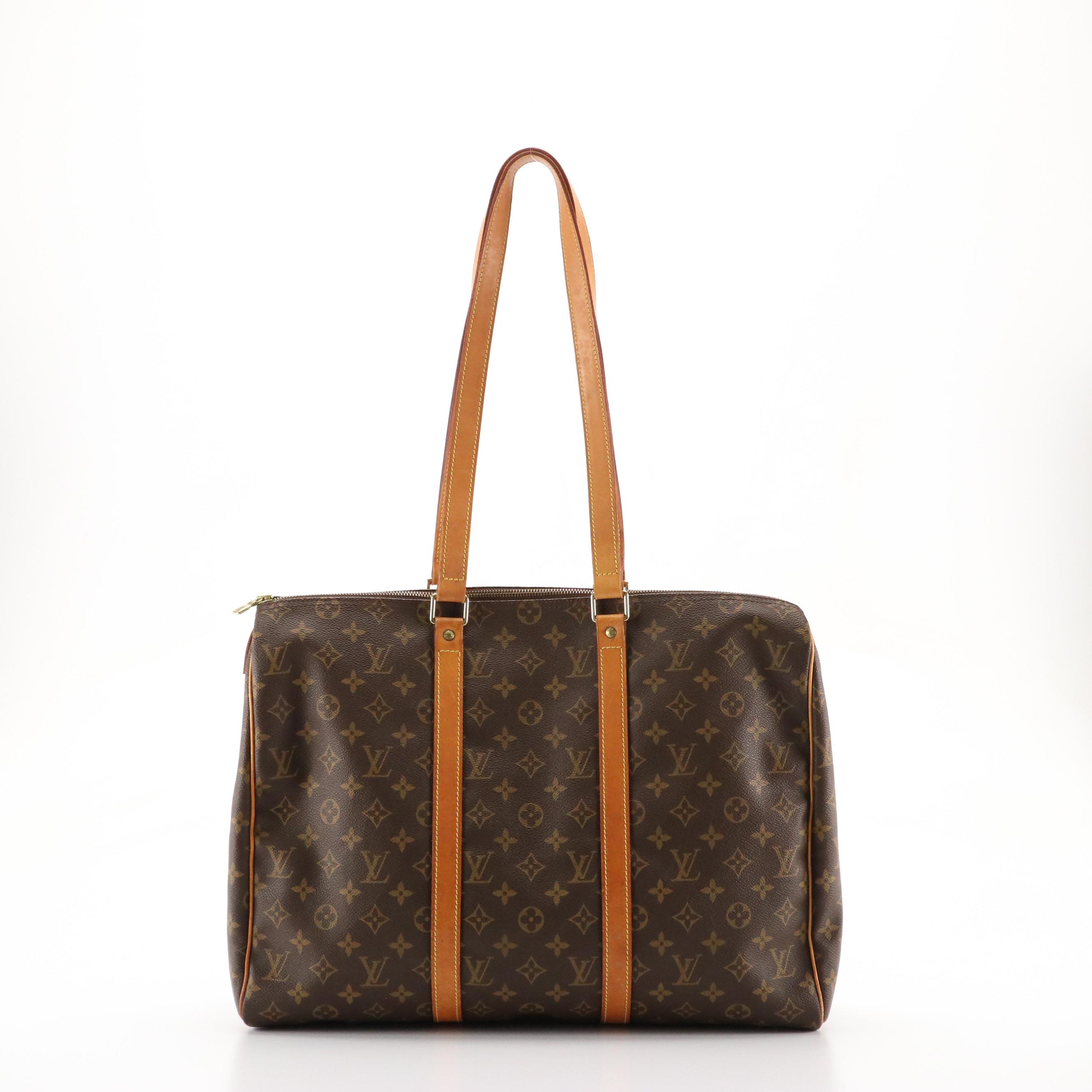 Louis Vuitton Sac Flanerie 45 in Monogram Canvas and Vachetta Leather