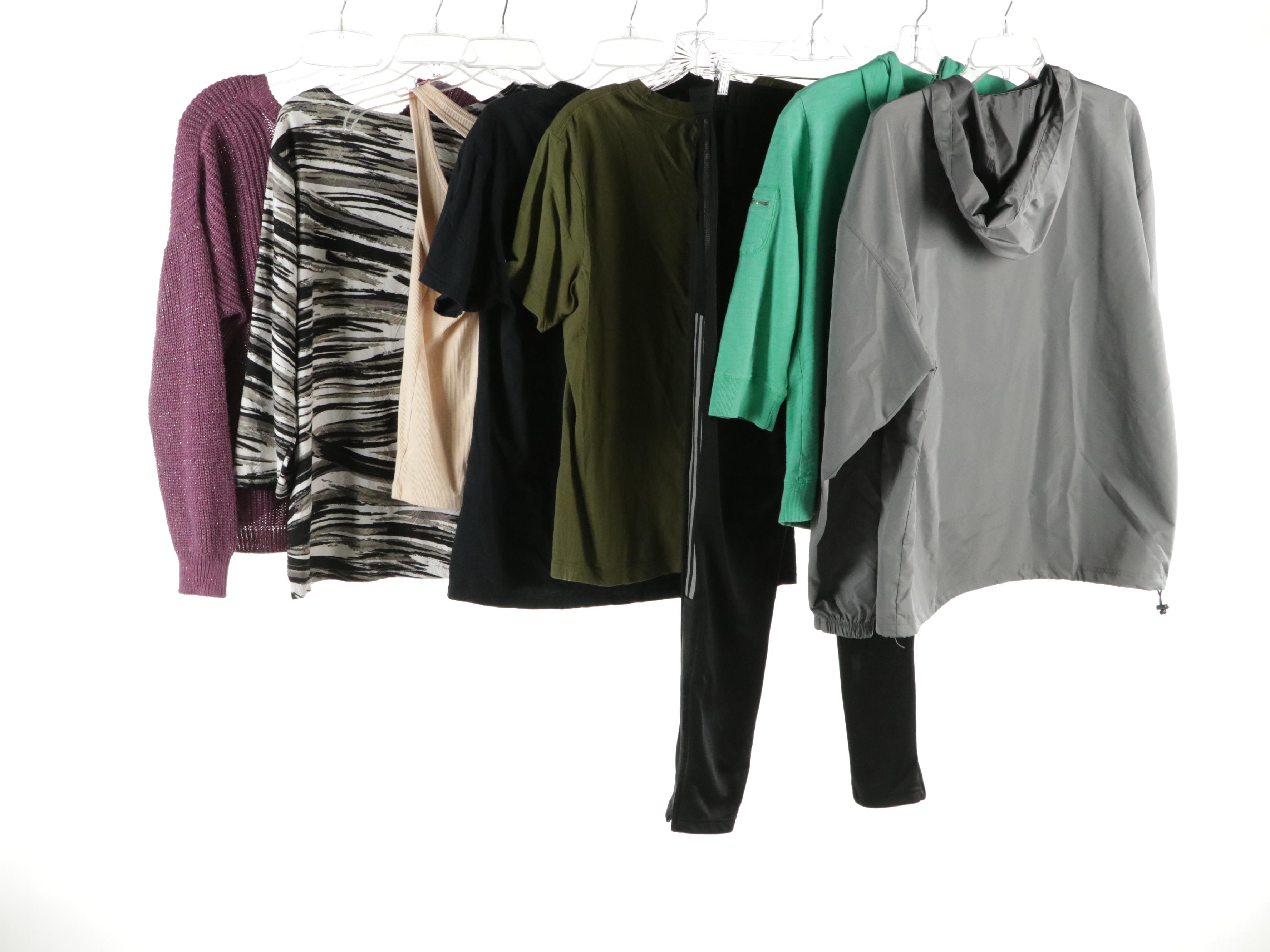 Champion Windbreaker, Wild Fable Razer Back Tank Top, Adidas Joggers and More