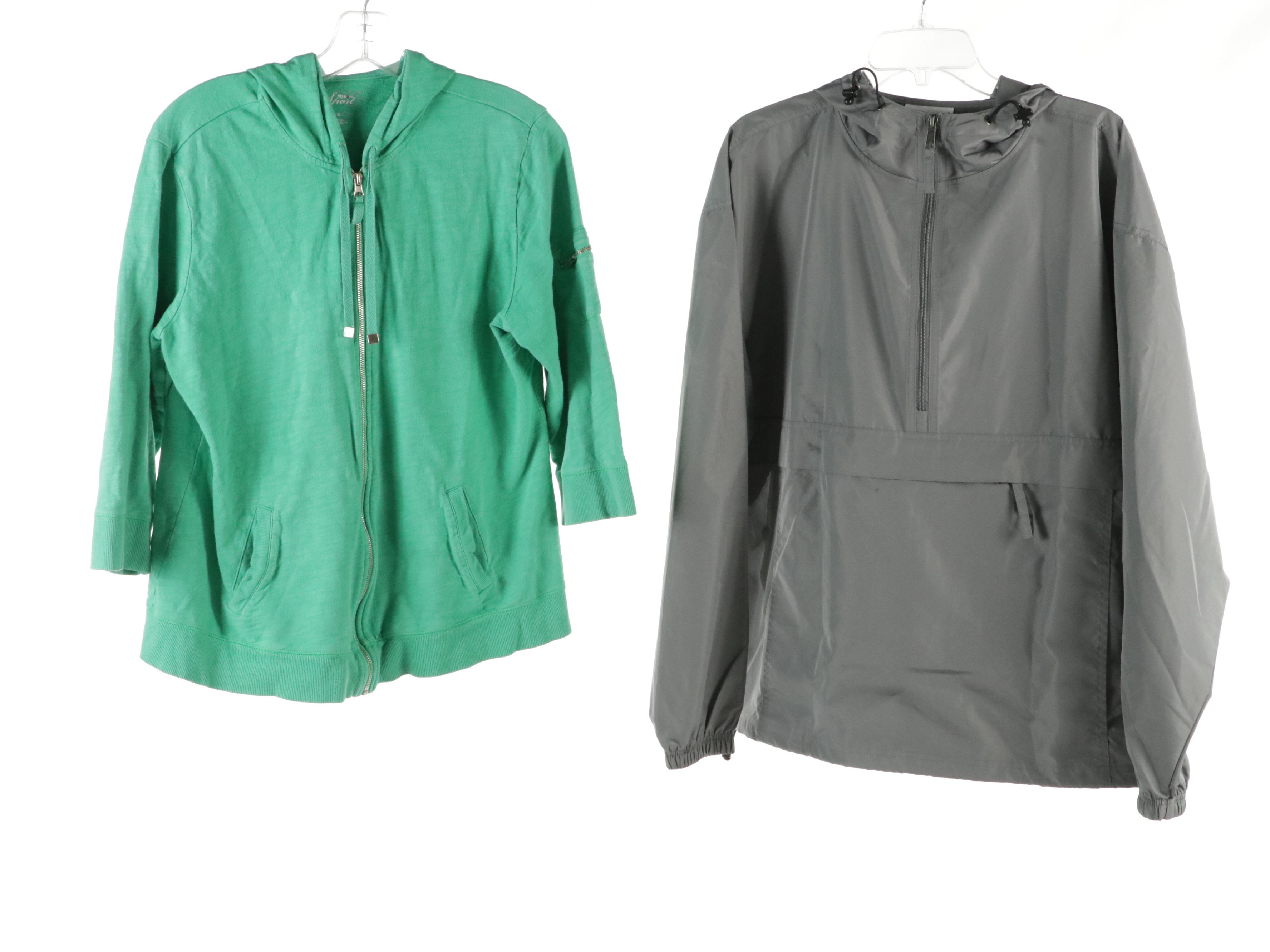 Champion Windbreaker, Wild Fable Razer Back Tank Top, Adidas Joggers and More