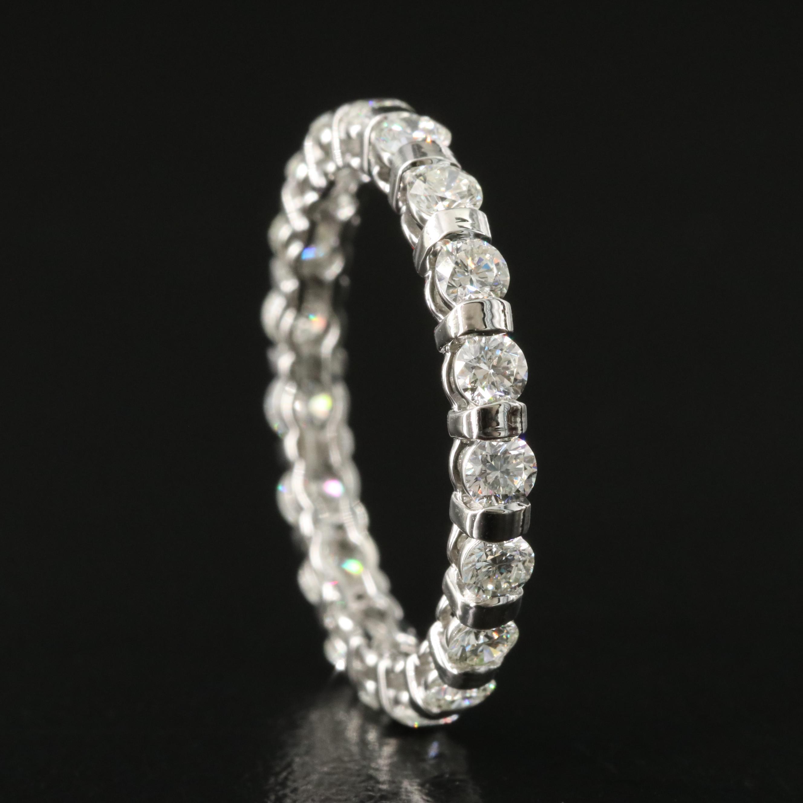 Platinum 1.29 CTW Diamond Eternity Band