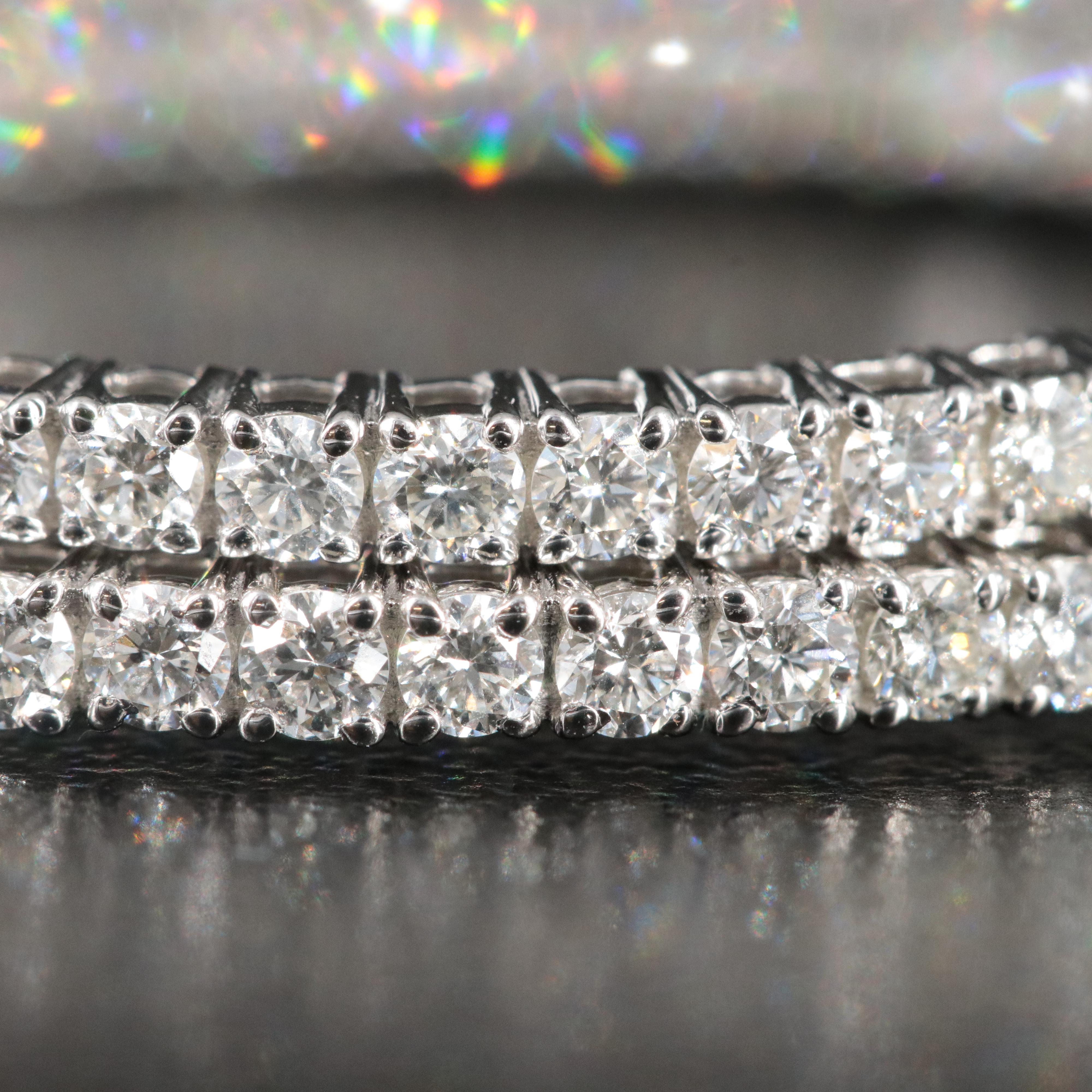 Platinum 2.67 CTW Diamond Inside-Out Hoop Earrings