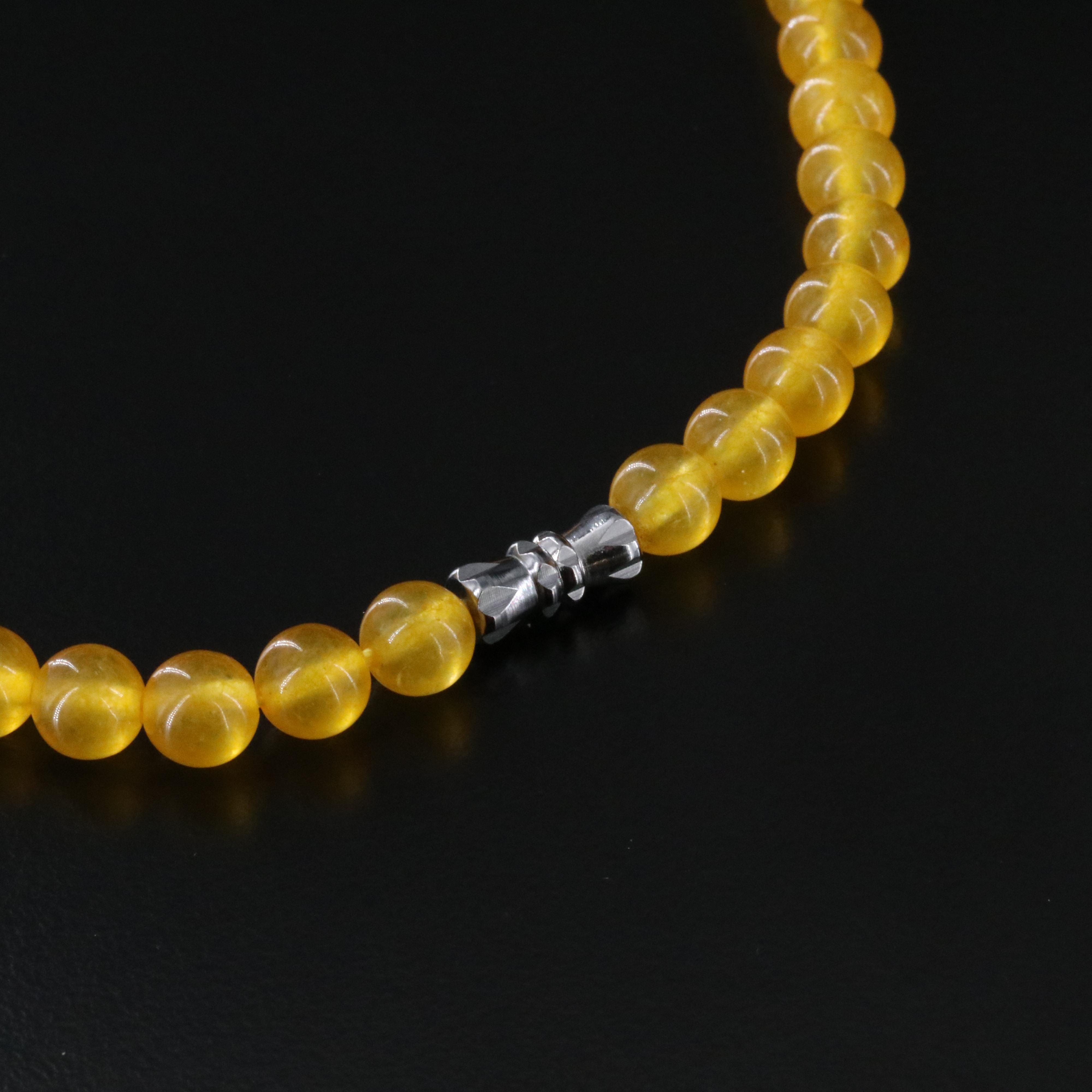 Graduated Quartzite Necklace