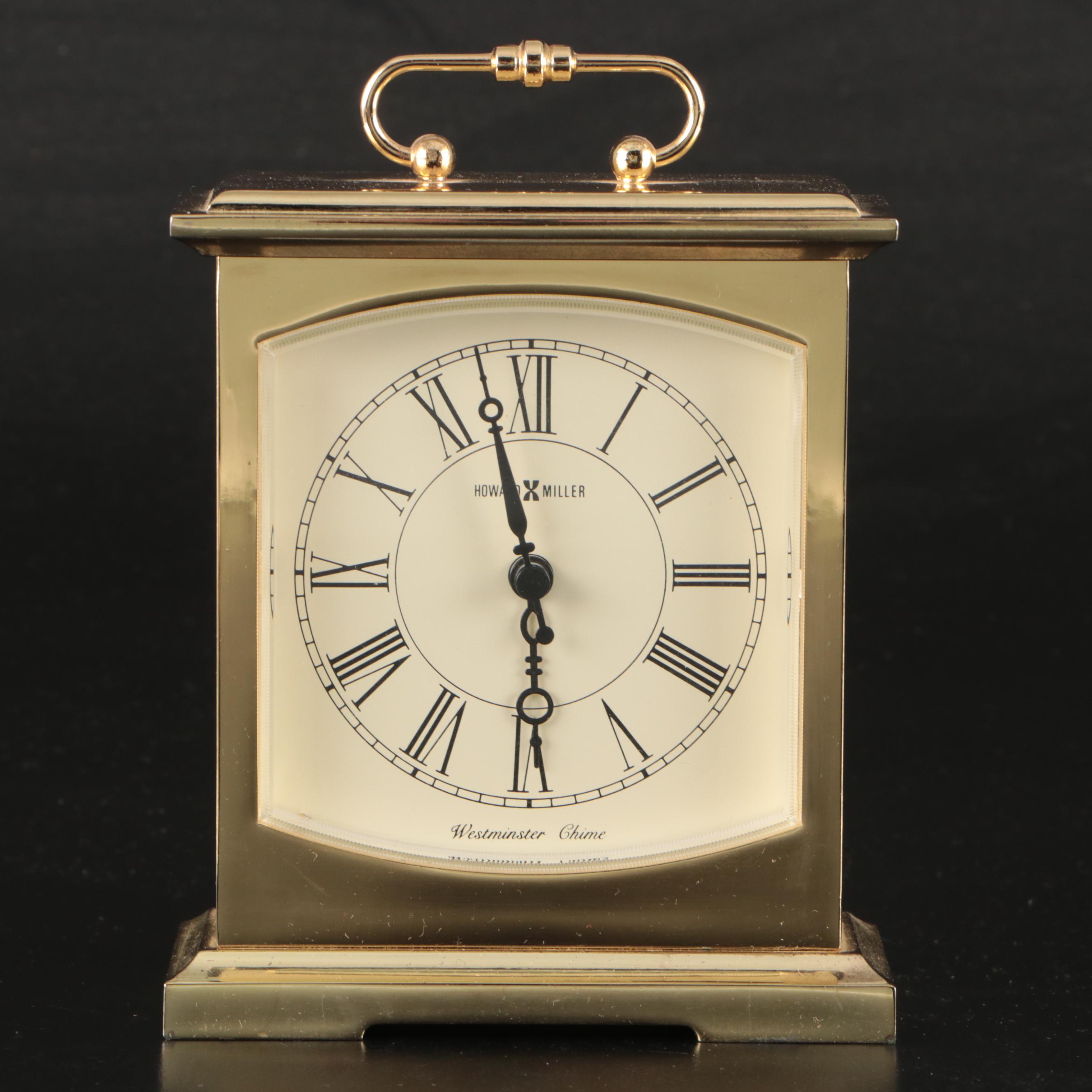 Howard Miller and Paul Sebastian Desk Clocks with Staiger Alarm Clock