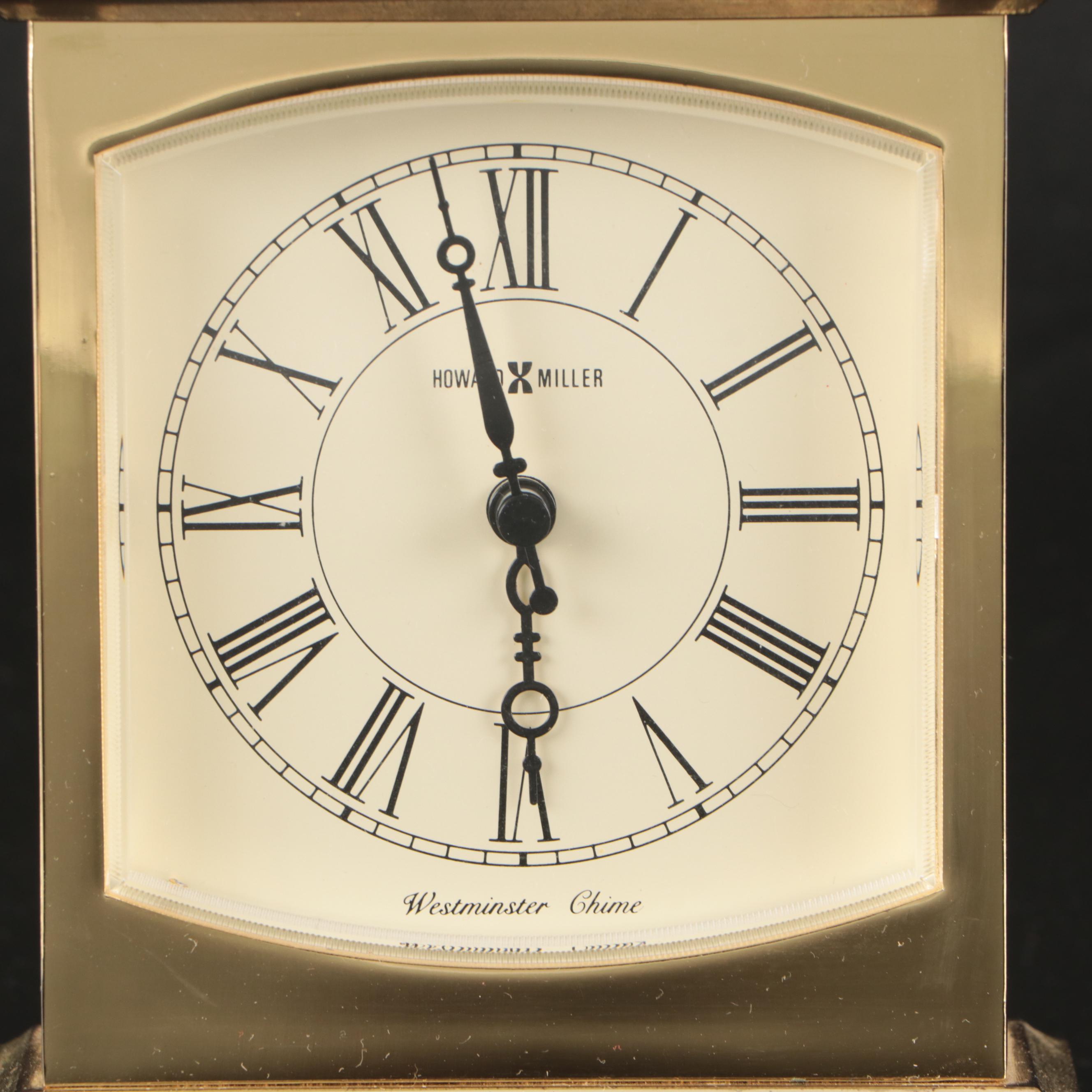 Howard Miller and Paul Sebastian Desk Clocks with Staiger Alarm Clock