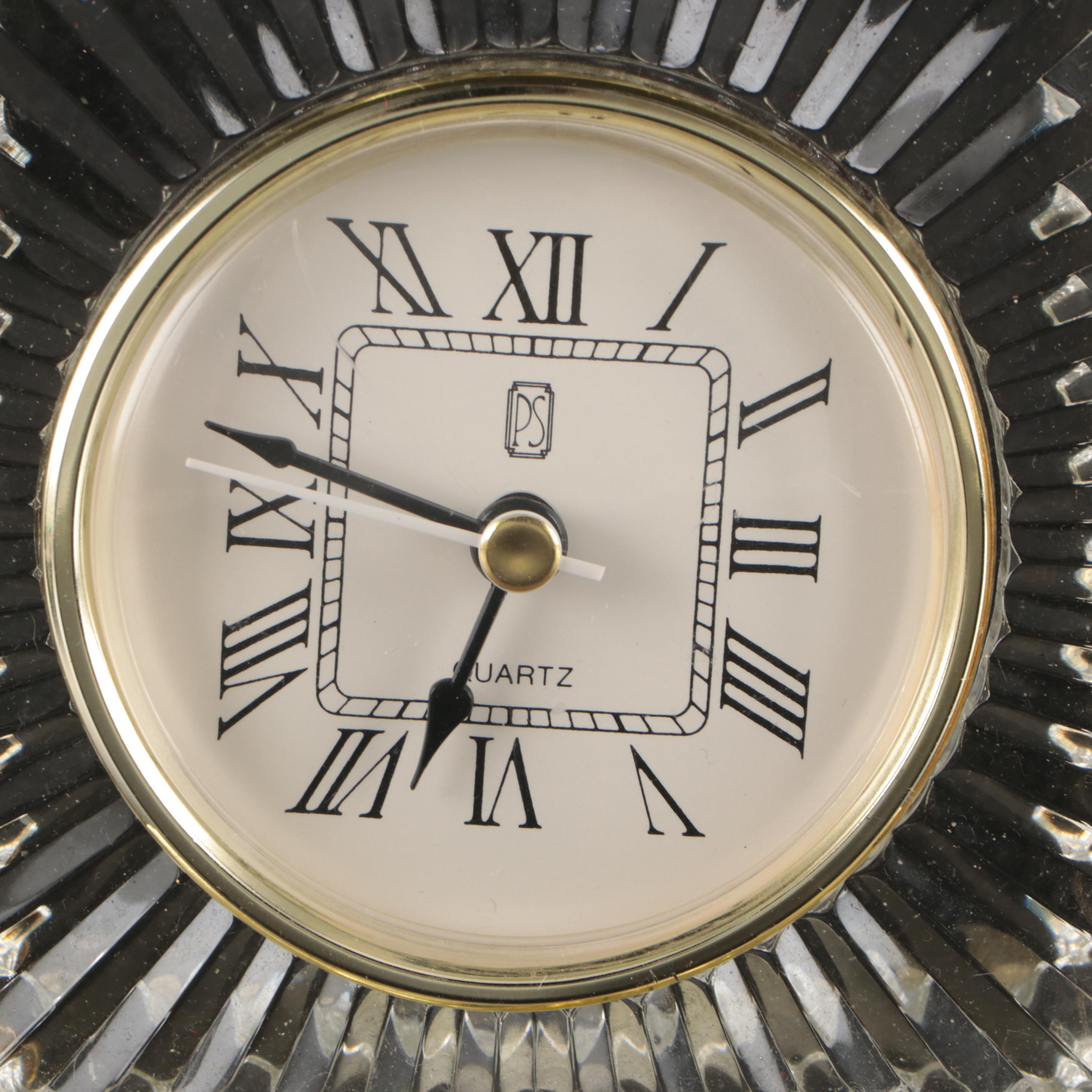 Howard Miller and Paul Sebastian Desk Clocks with Staiger Alarm Clock