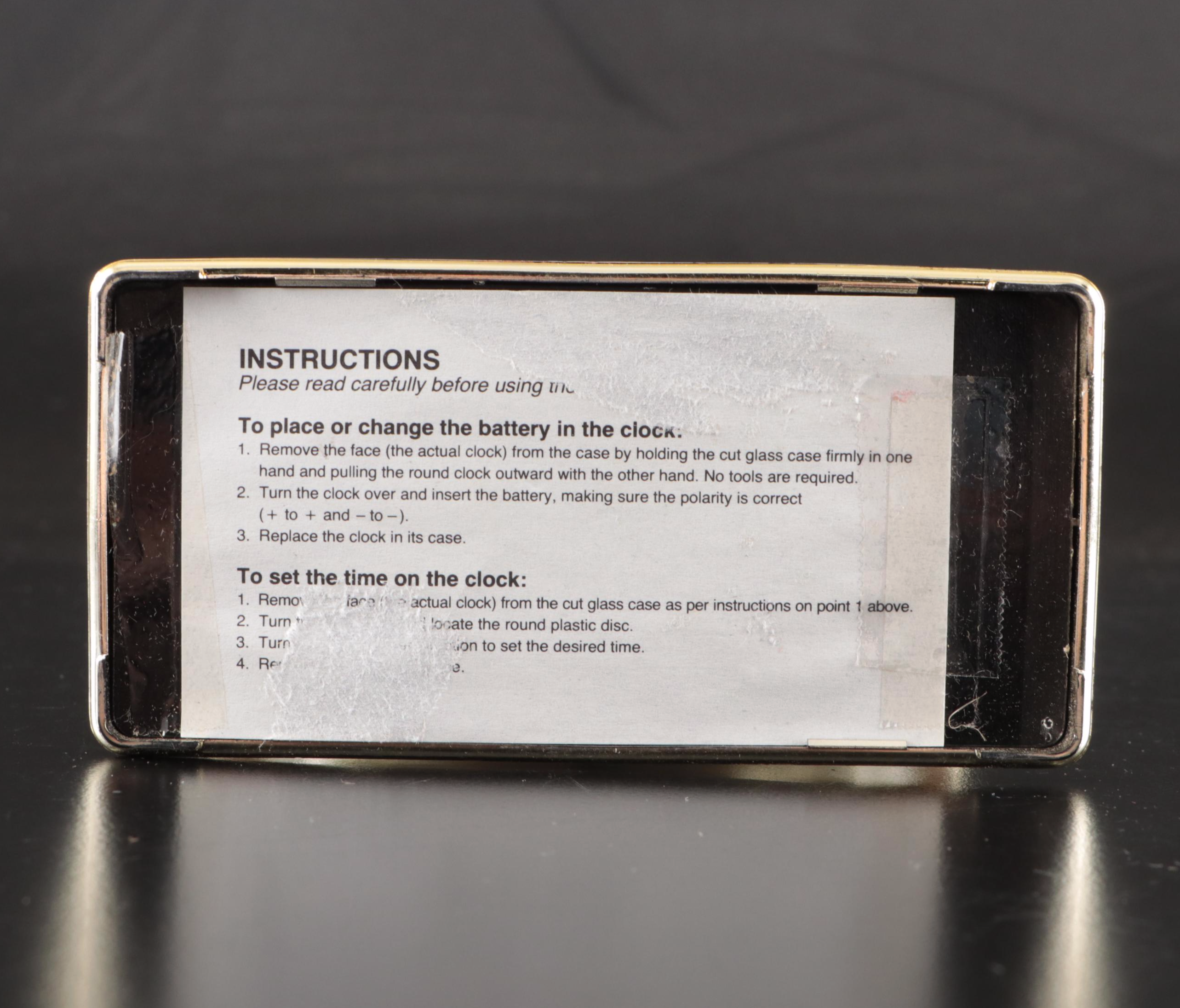 Howard Miller and Paul Sebastian Desk Clocks with Staiger Alarm Clock