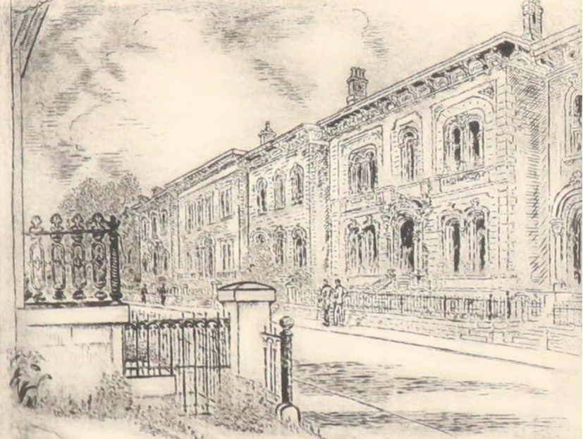 Halftones After Caroline Williams of 19th Century Cincinnati Scenes