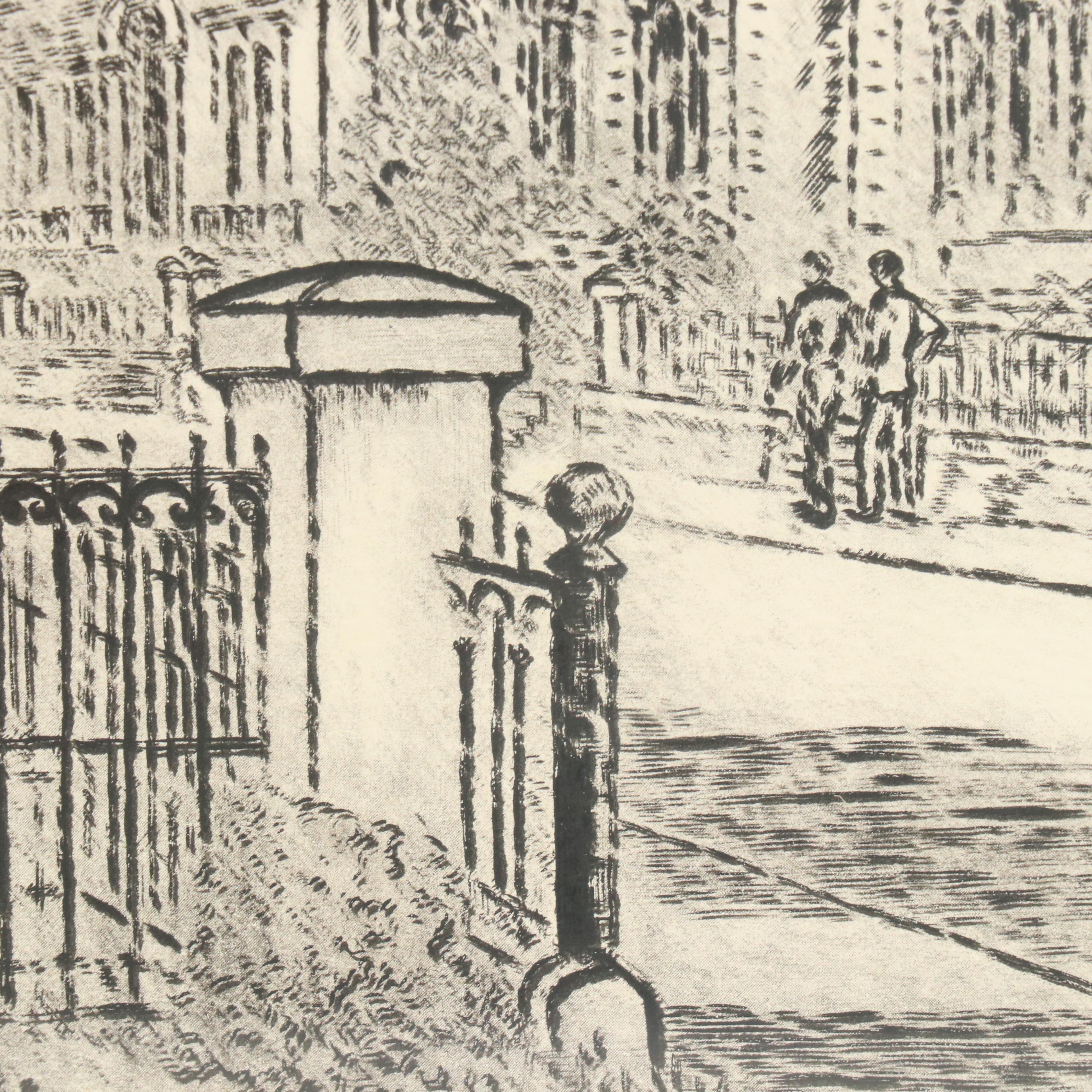 Halftones After Caroline Williams of 19th Century Cincinnati Scenes