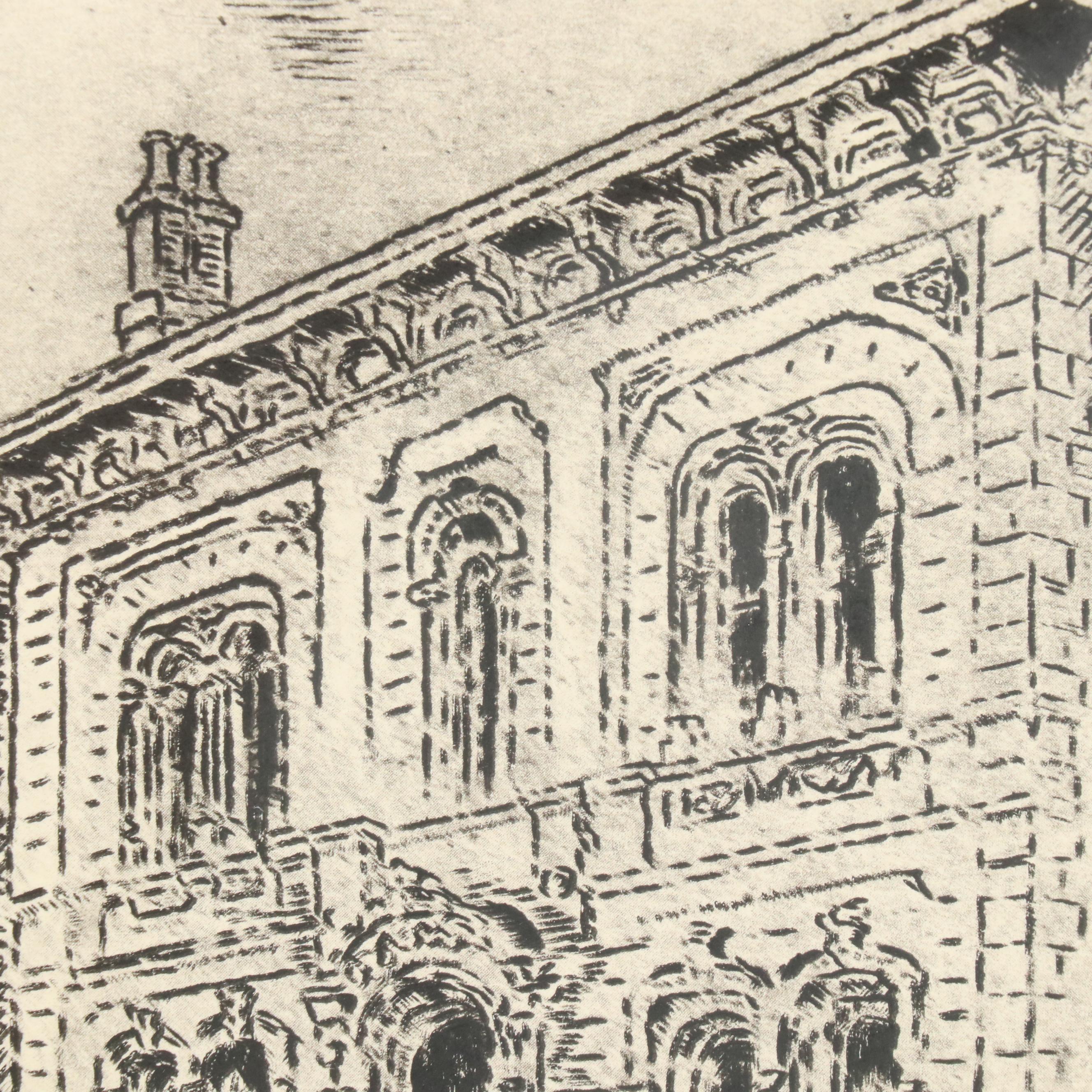 Halftones After Caroline Williams of 19th Century Cincinnati Scenes