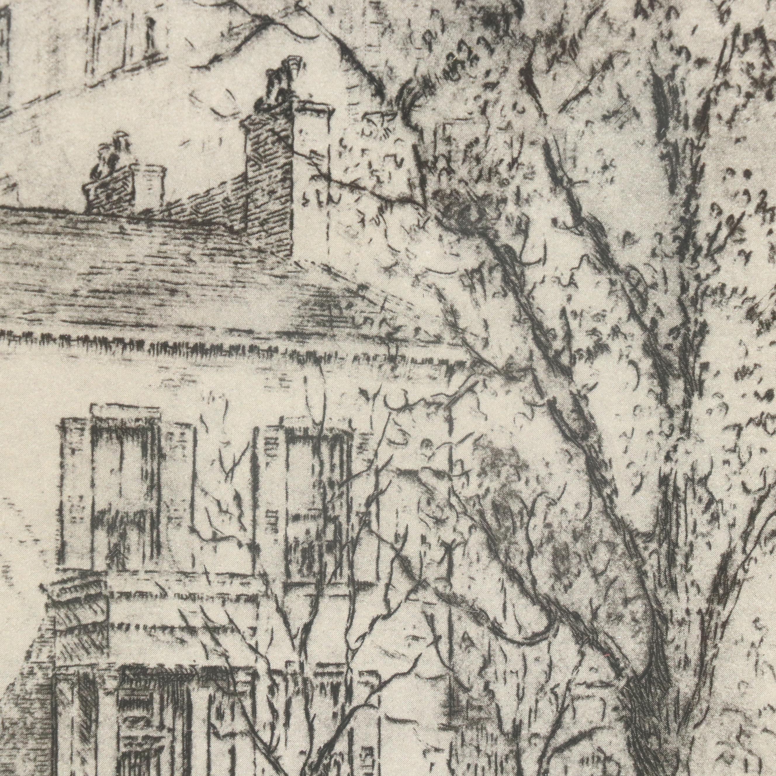 Halftones After Caroline Williams of 19th Century Cincinnati Scenes