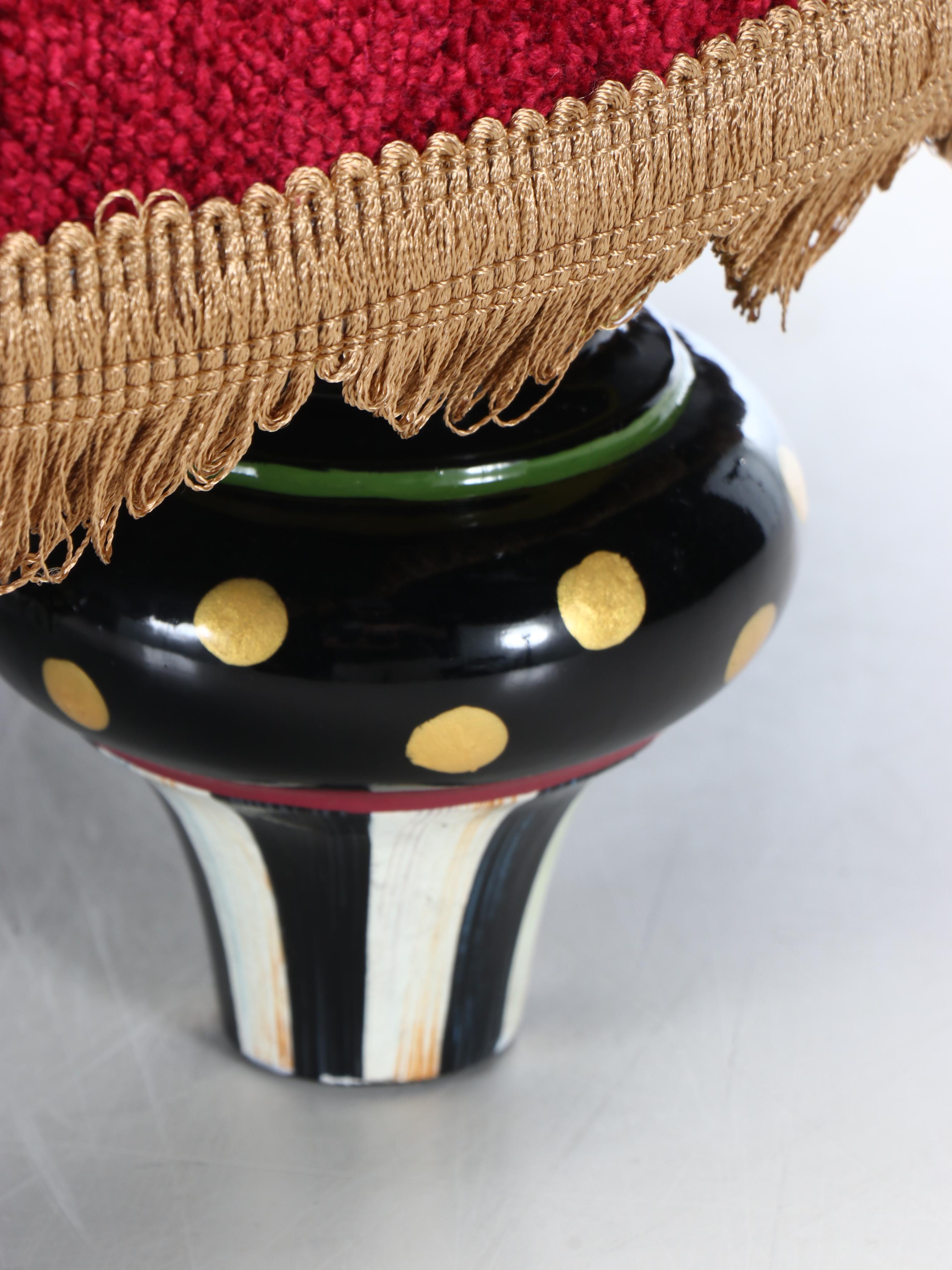 MacKenzie-Childs Two-Piece Footstool