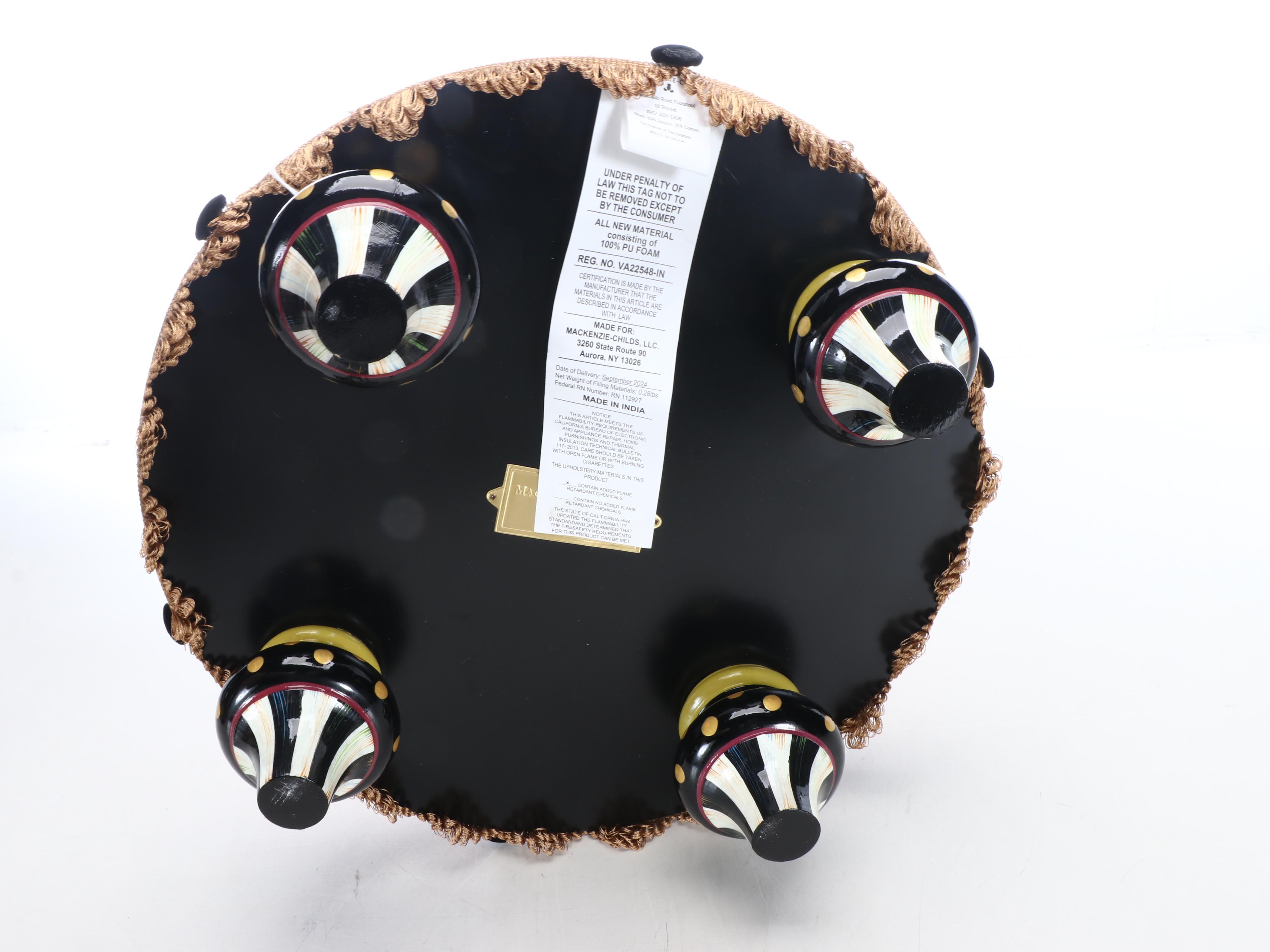 MacKenzie-Childs Two-Piece Footstool