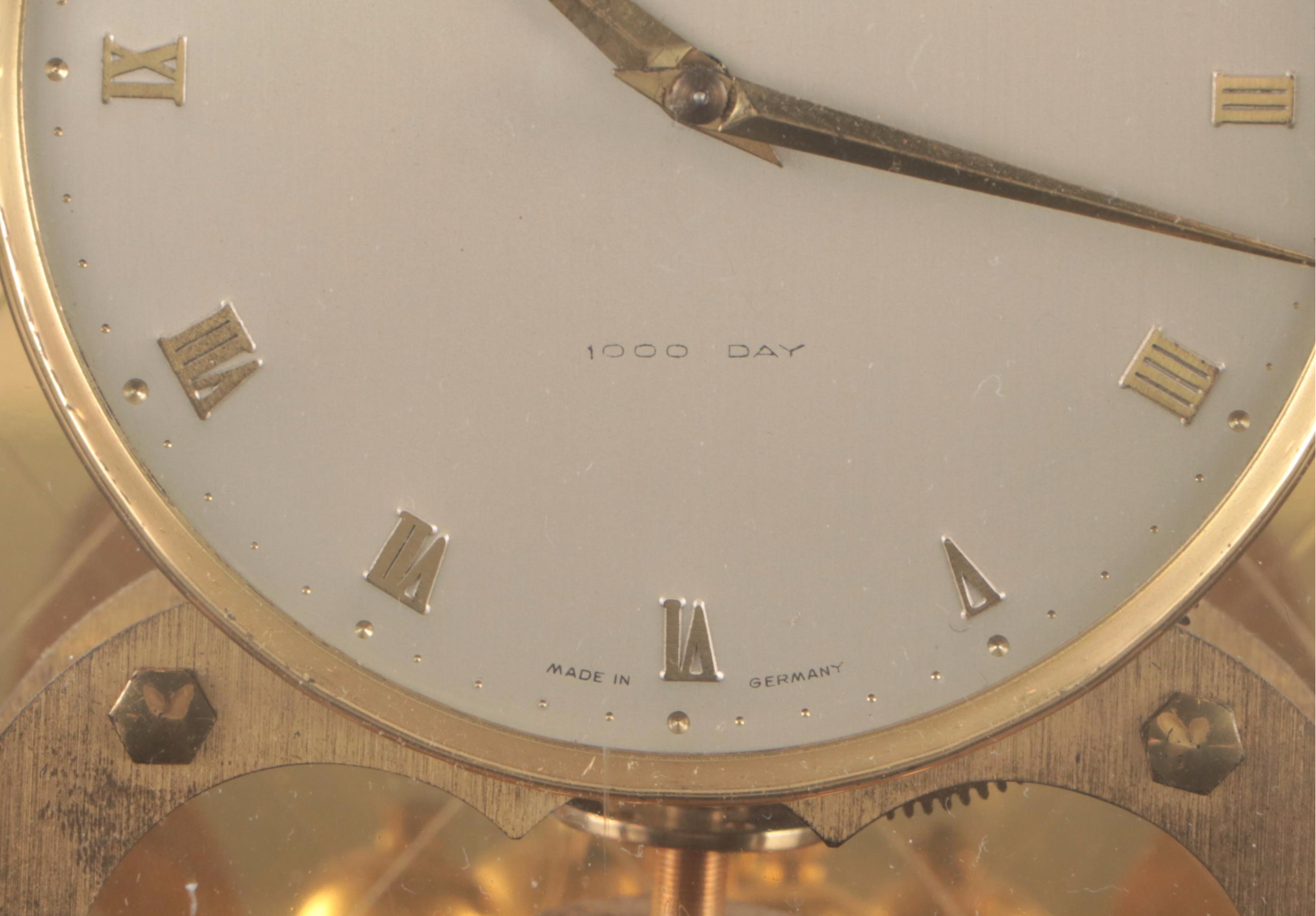 Schatz 1000 Day Brass Mantel Clock