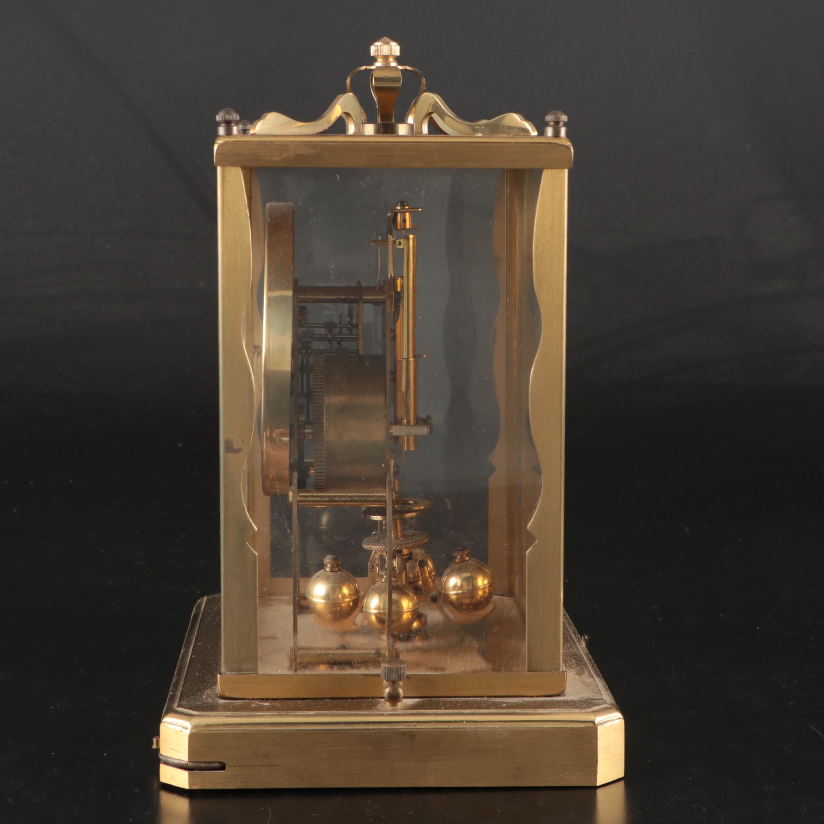 Schatz 1000 Day Brass Mantel Clock