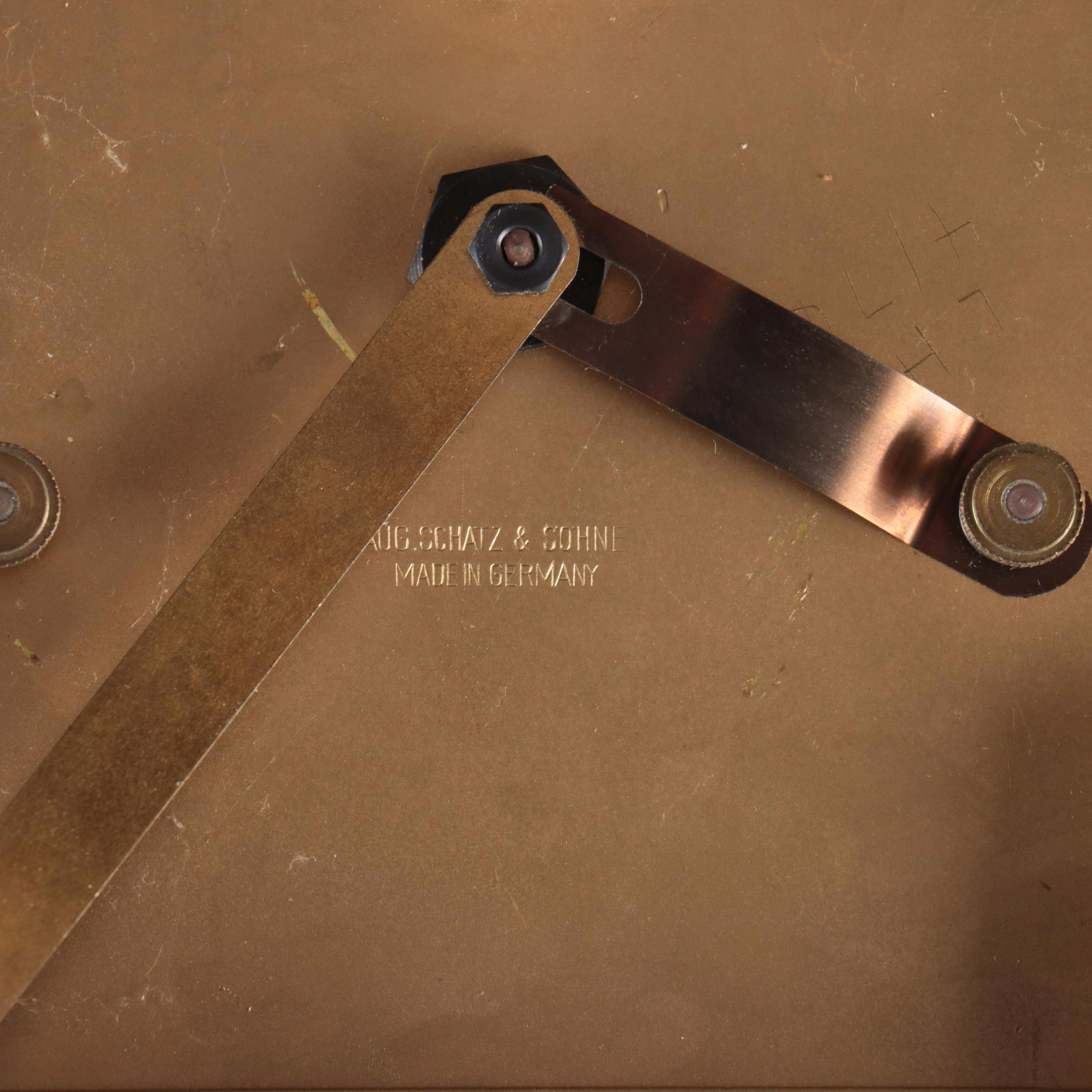 Schatz 1000 Day Brass Mantel Clock