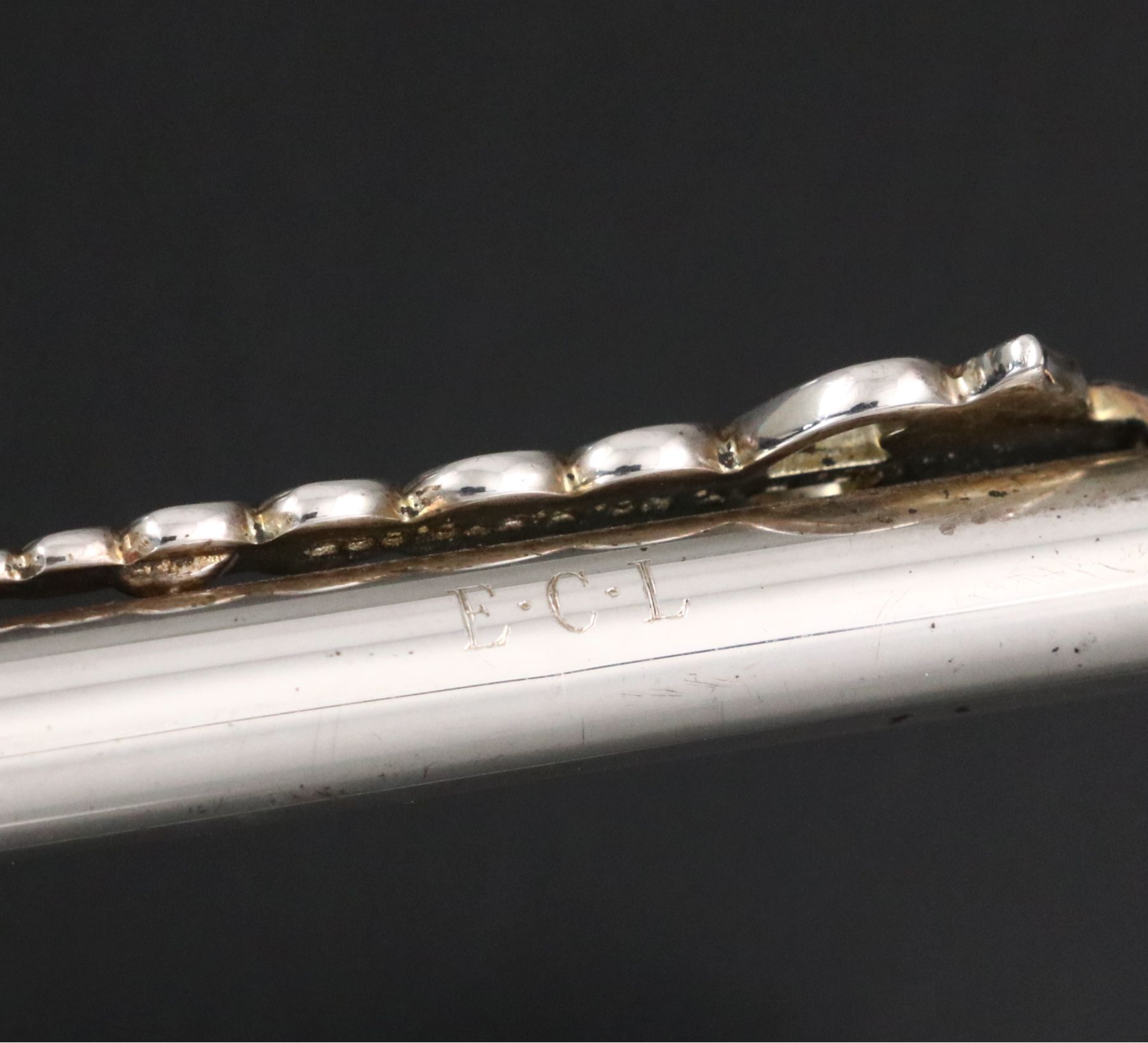 Tiffany & Co. Sterling Caduceus Ballpoint Pen, Presentation Case & Silver Cloth