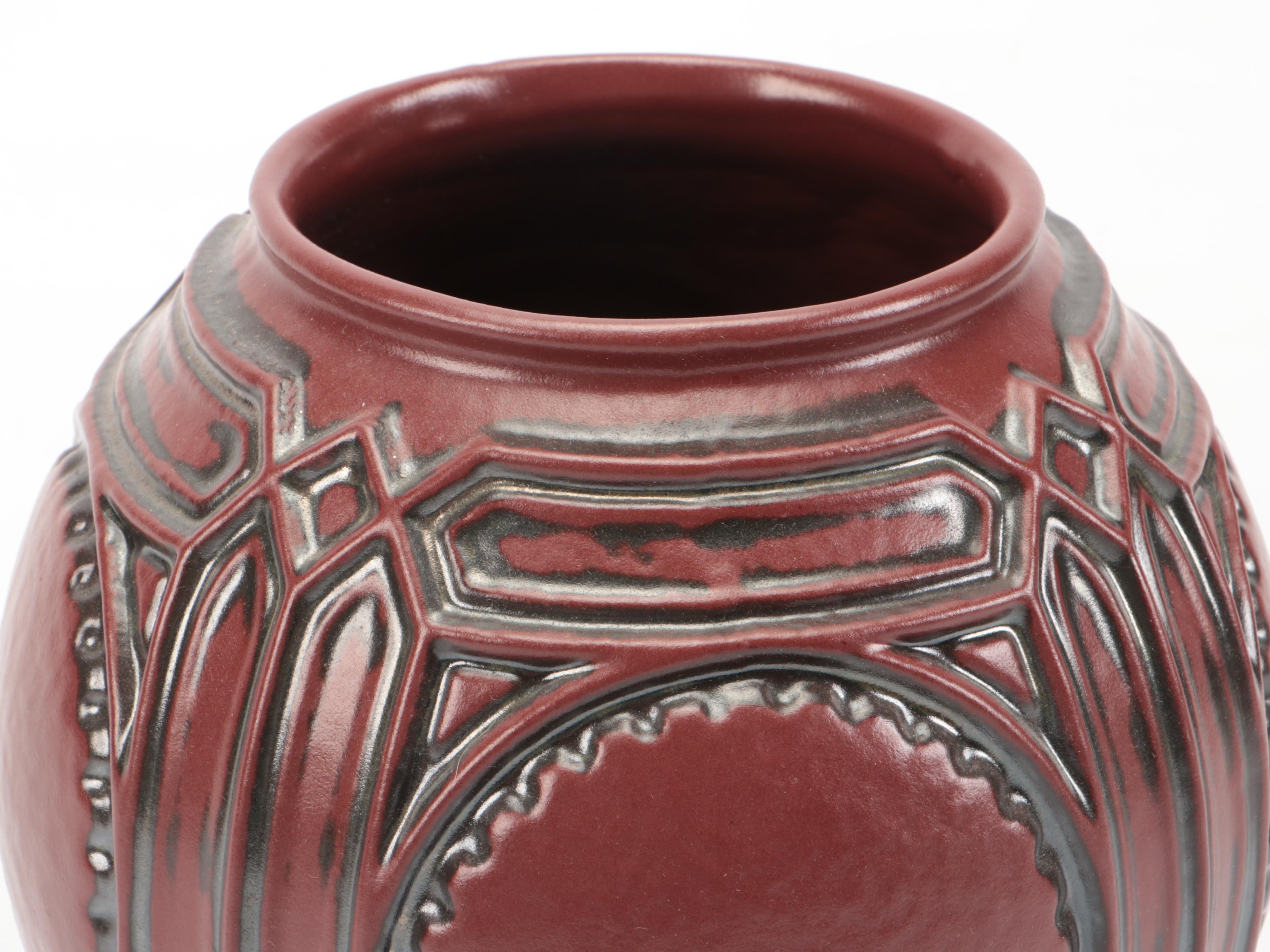 Haeger Pottery Frank Lloyd Wright Collection Ceramic Vase