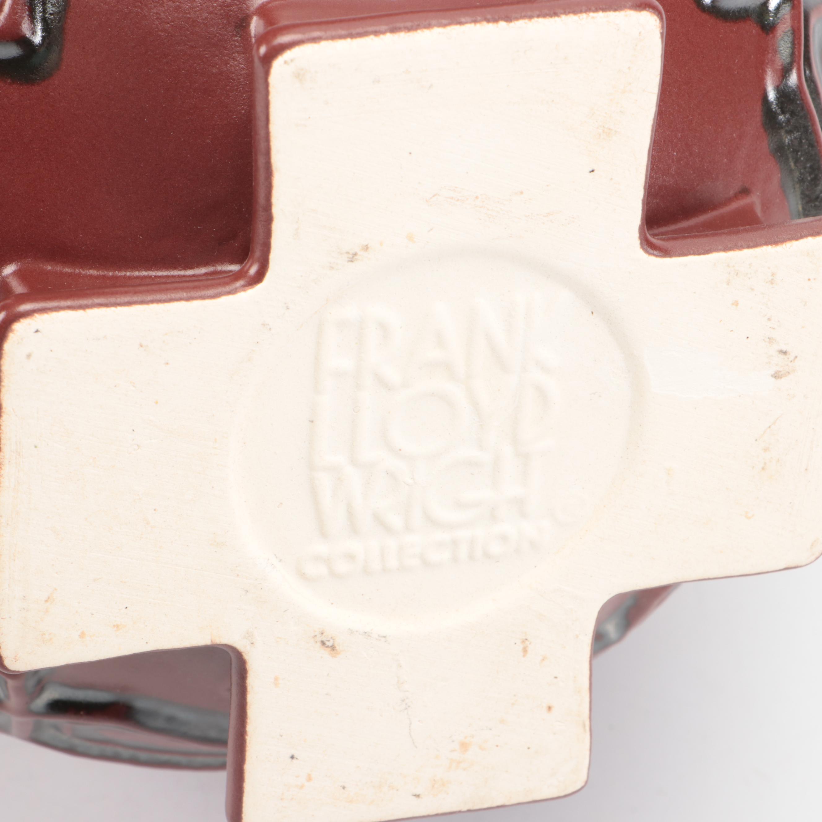 Haeger Pottery Frank Lloyd Wright Collection Ceramic Vase