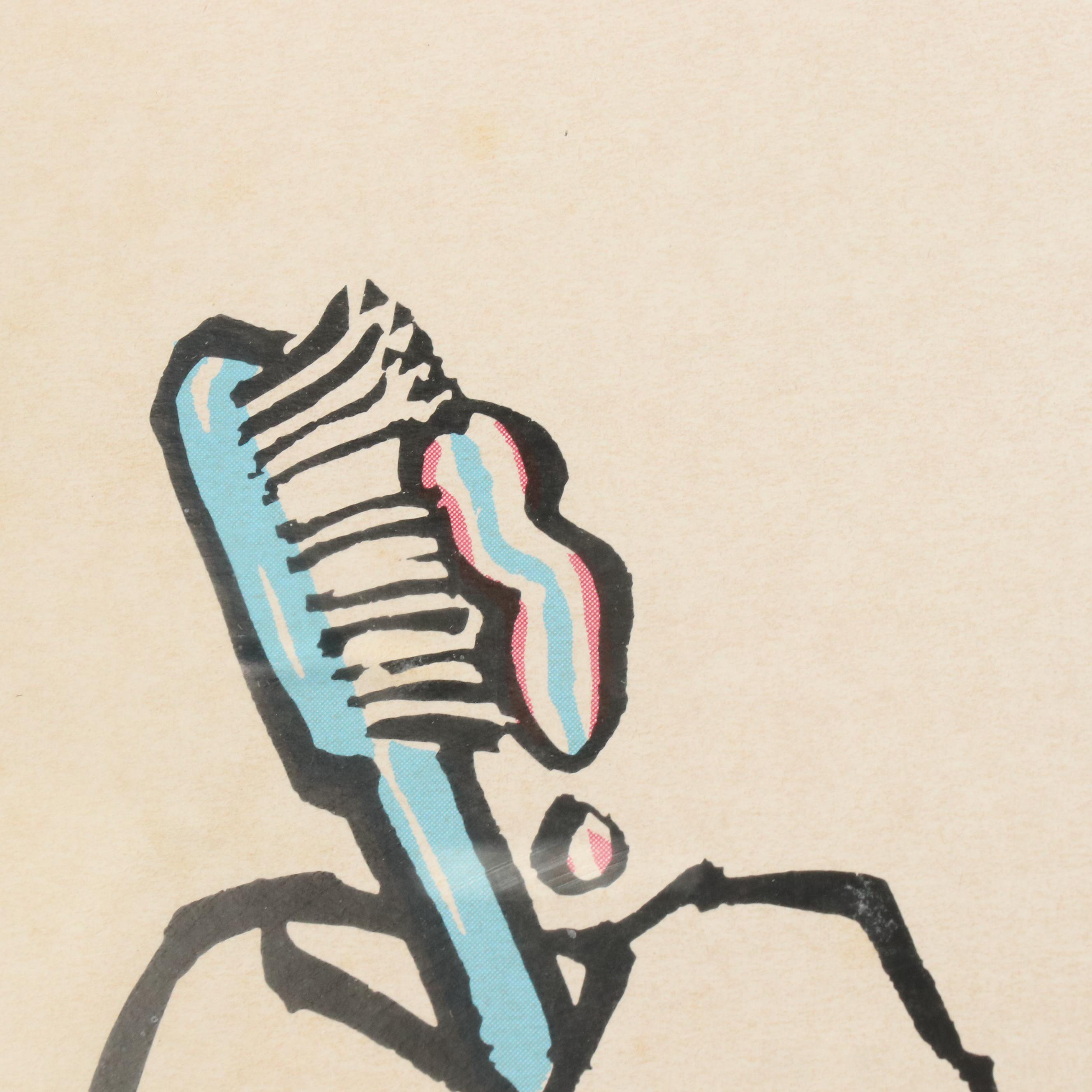 Girardin Designs Serigraph "I Don't Do Mornings," 1987