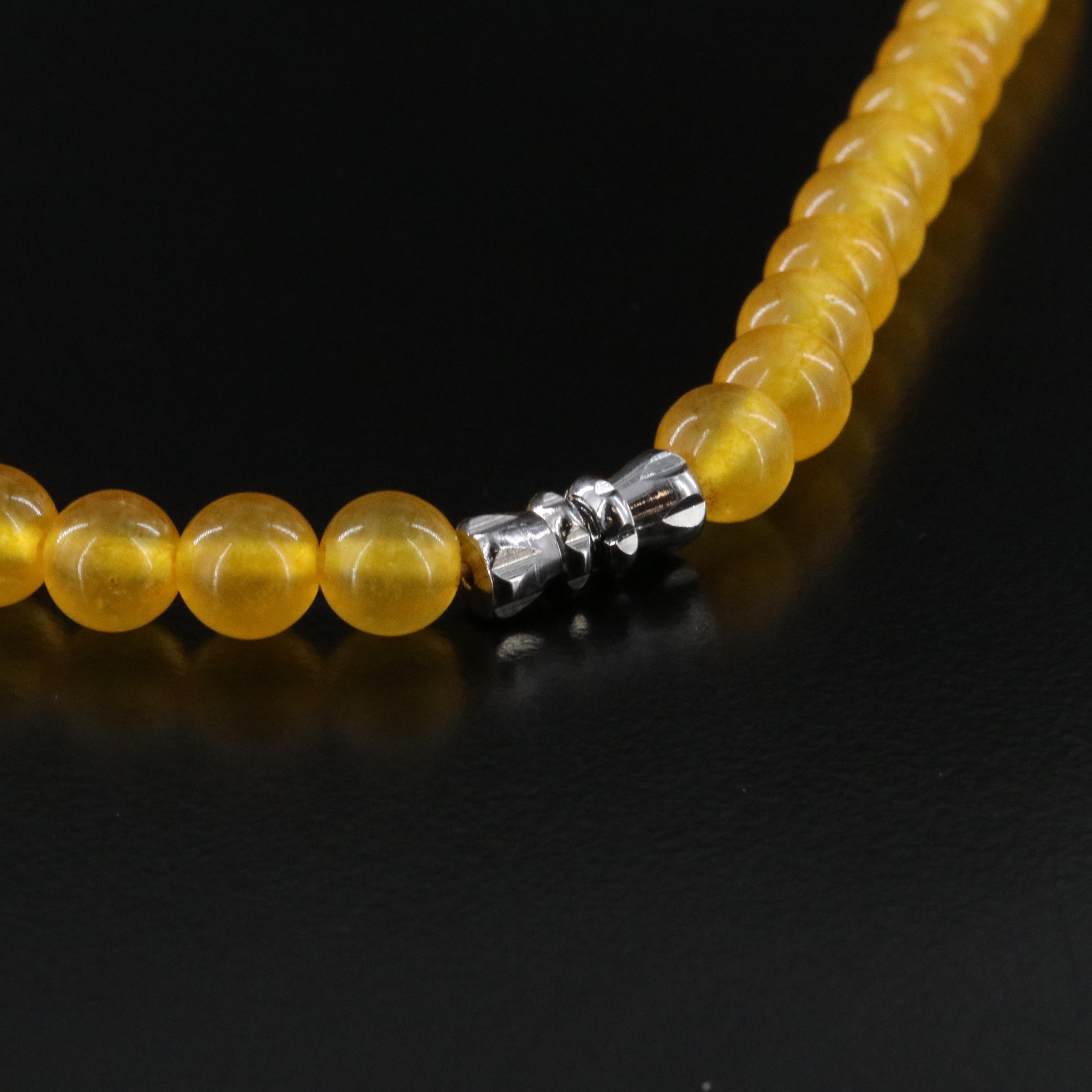 Graduated Quartzite Necklace