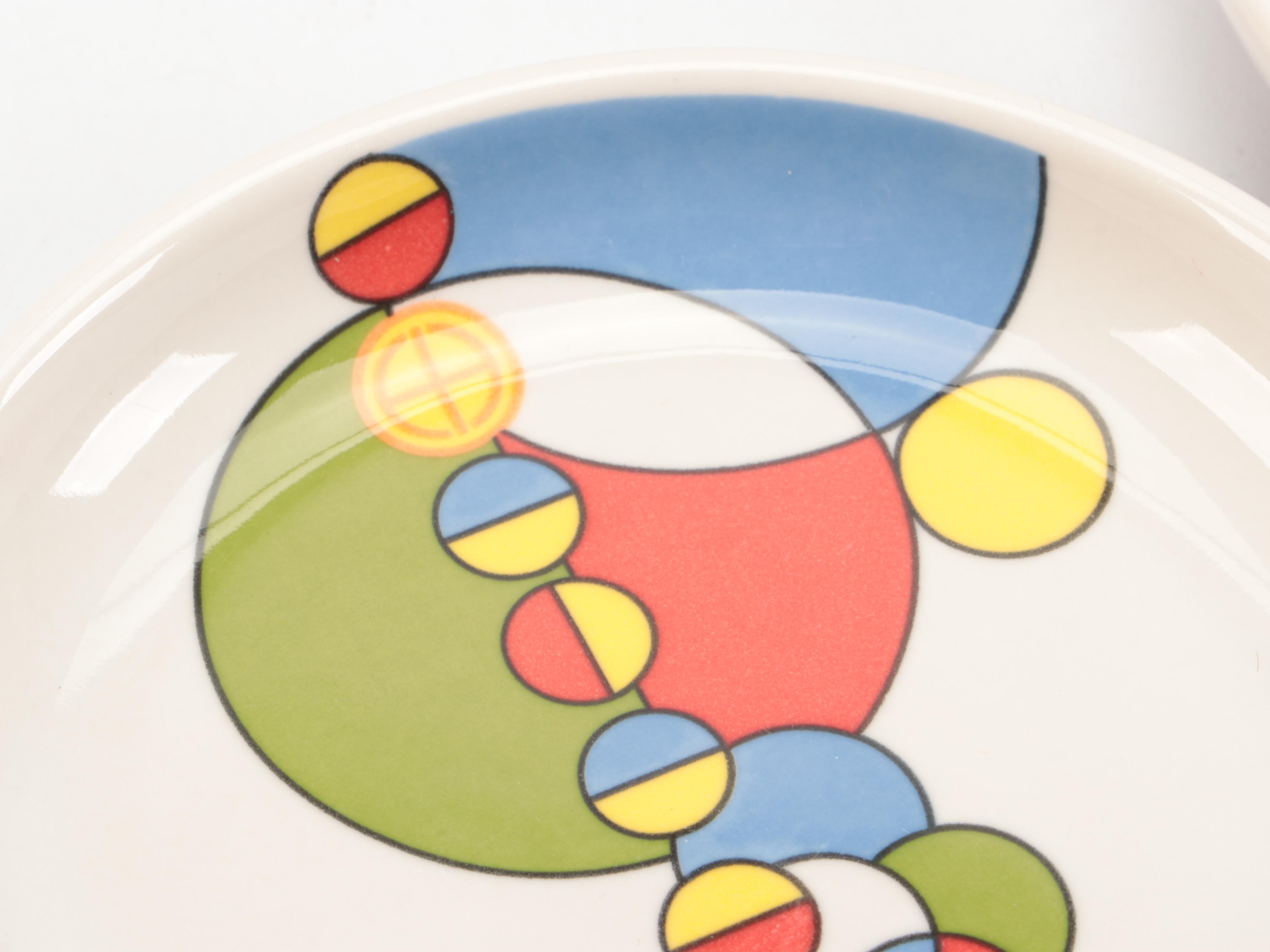 Frank Lloyd Wright Collection "Cabaret" Ceramic Plates