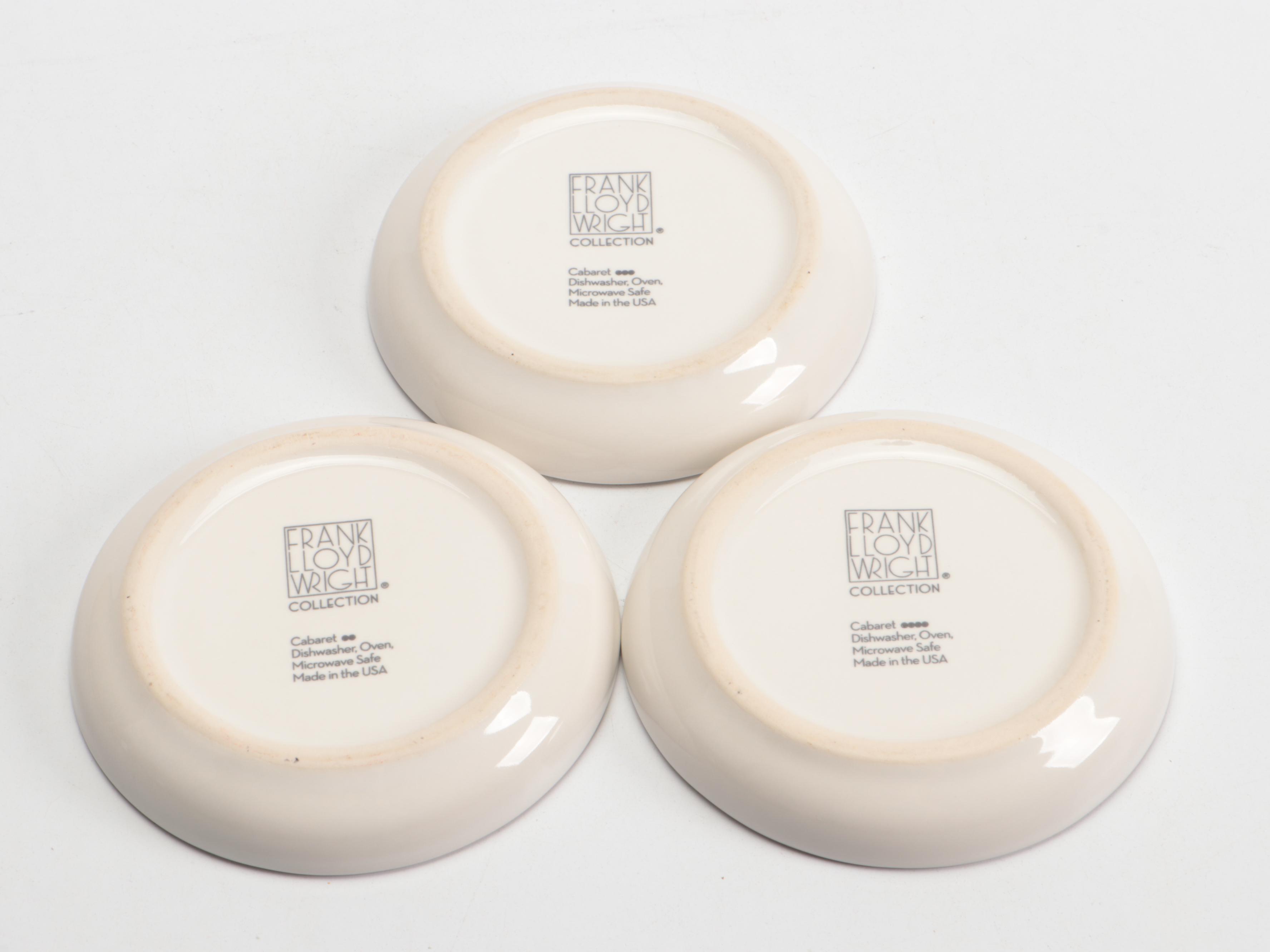 Frank Lloyd Wright Collection "Cabaret" Ceramic Plates