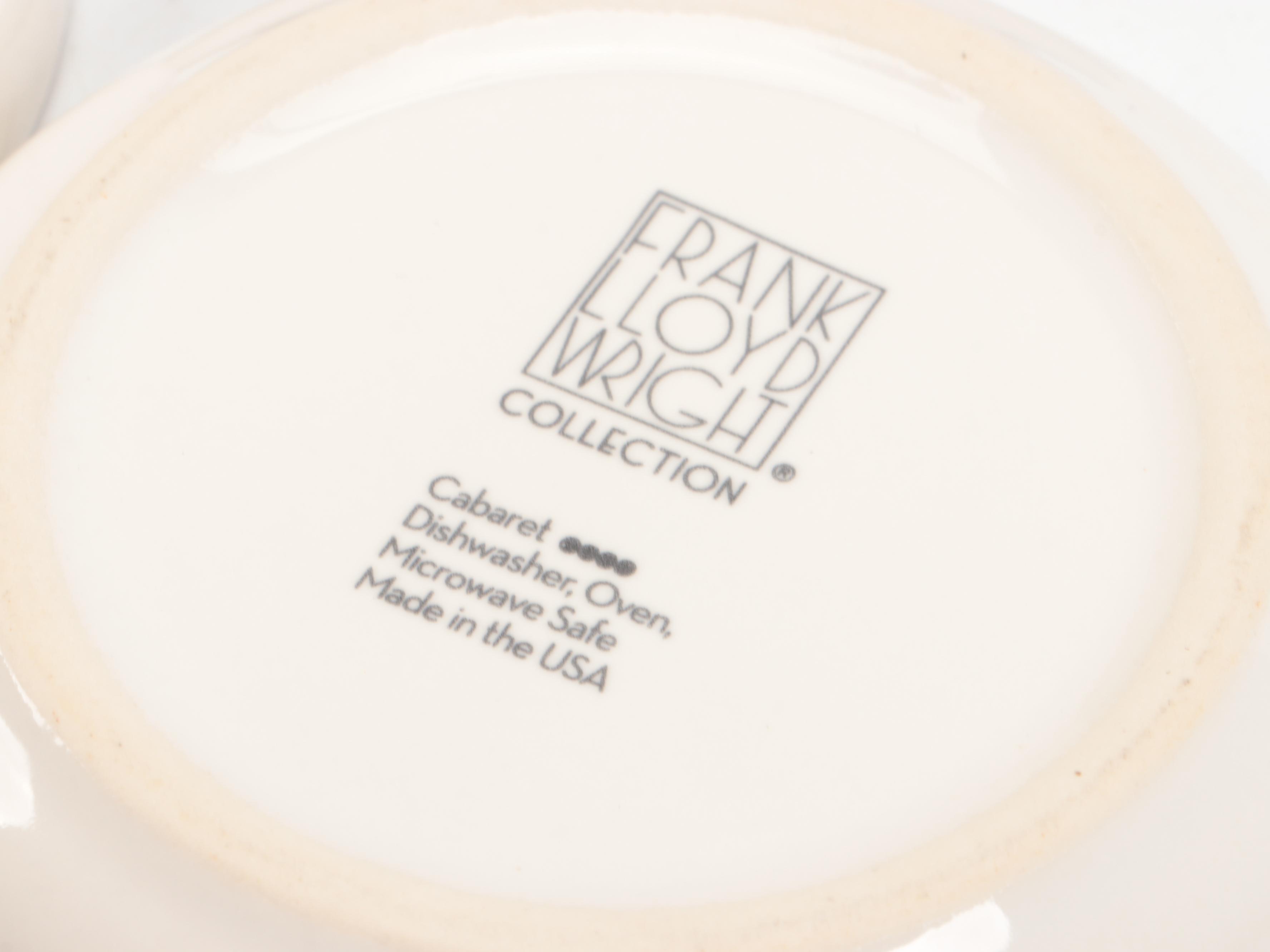 Frank Lloyd Wright Collection "Cabaret" Ceramic Plates