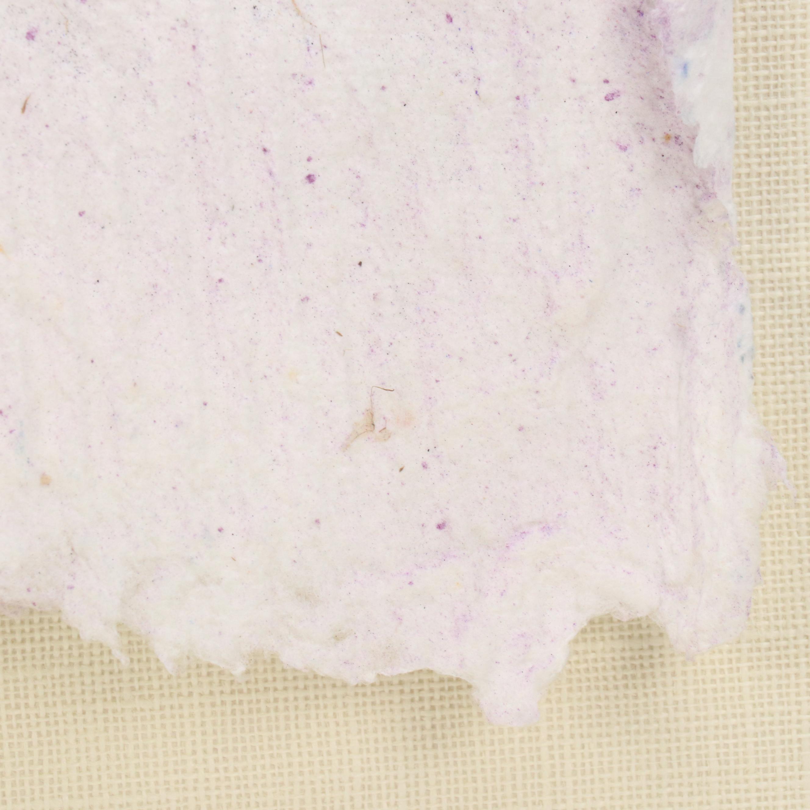 Abstract Mixed Media Pulp Painting with Wooden Dowels