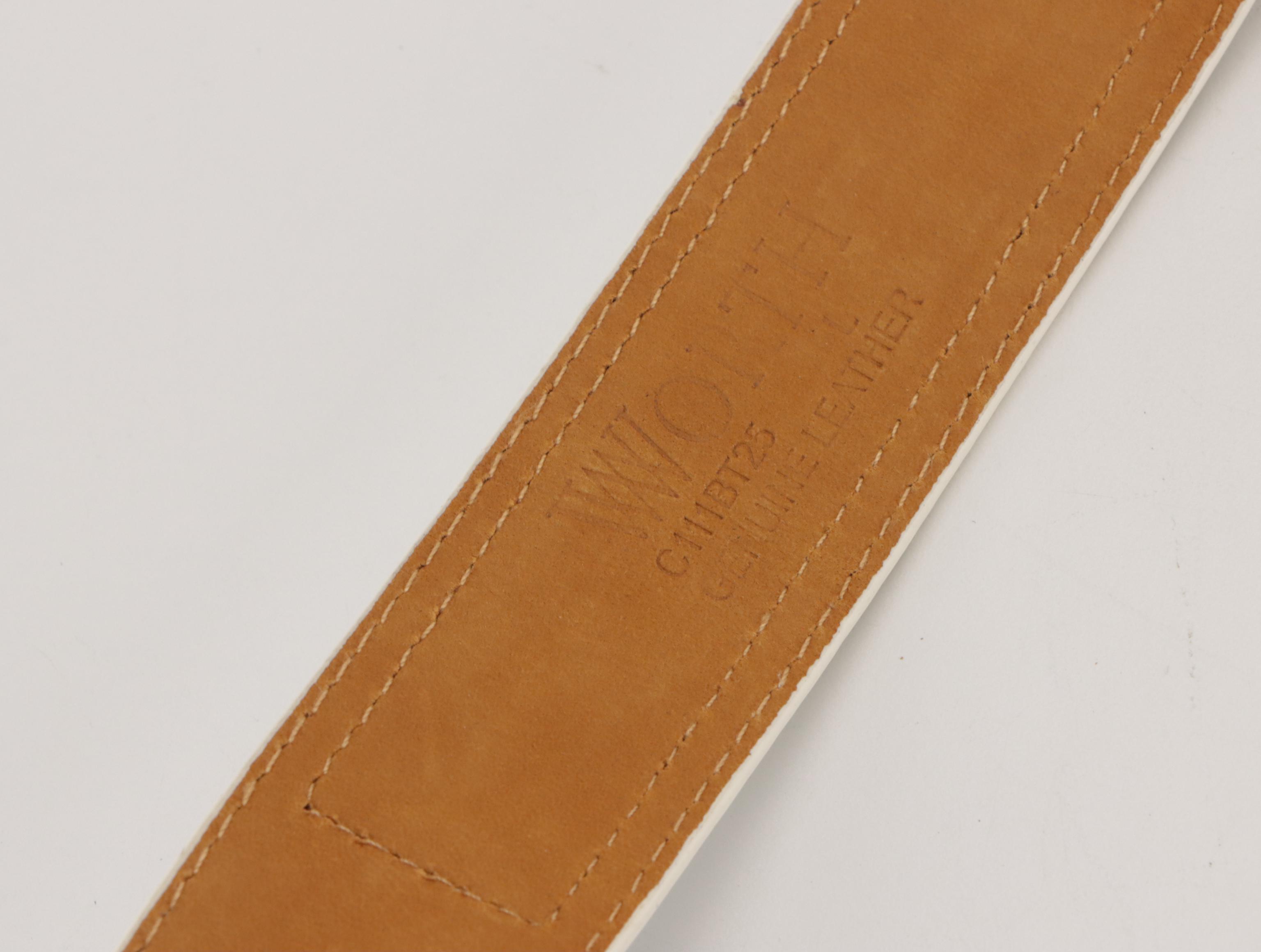 Worth Shiny Croc Embossed, Lizardskin, and More Leather Belts, Other Jewel Belt