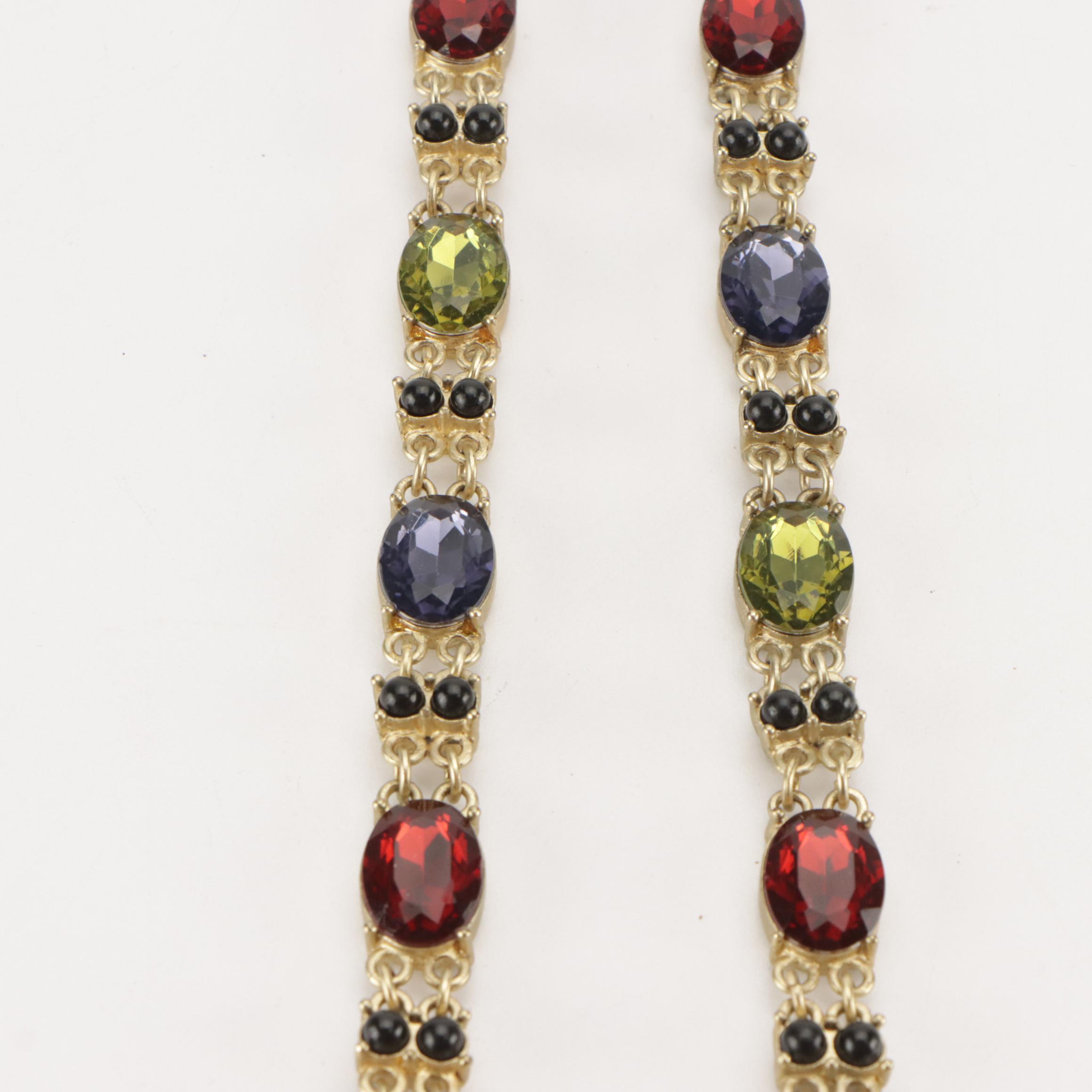 Worth Shiny Croc Embossed, Lizardskin, and More Leather Belts, Other Jewel Belt