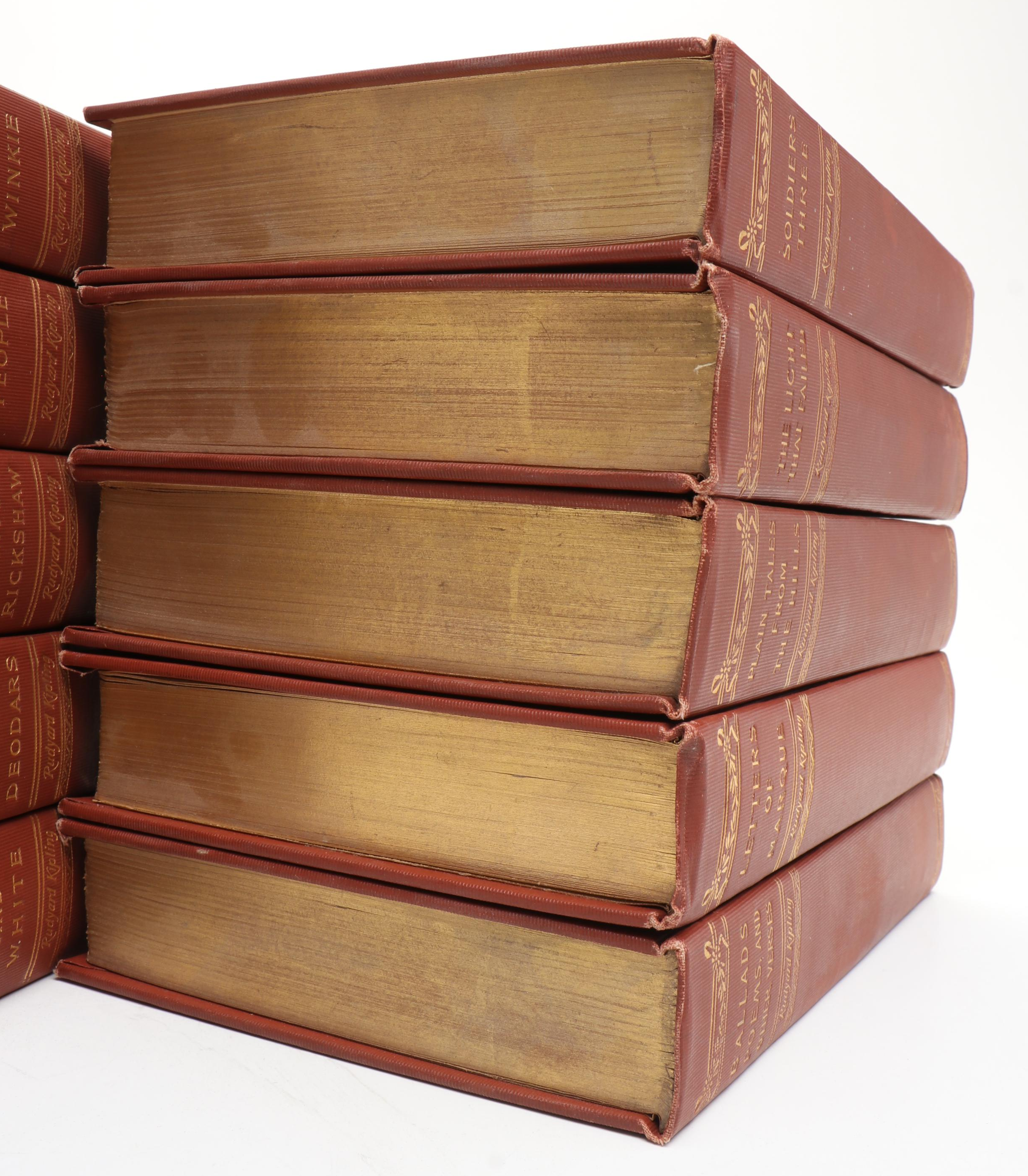 "The Works of Rudyard Kipling" Ten-Volume Set, circa 1900
