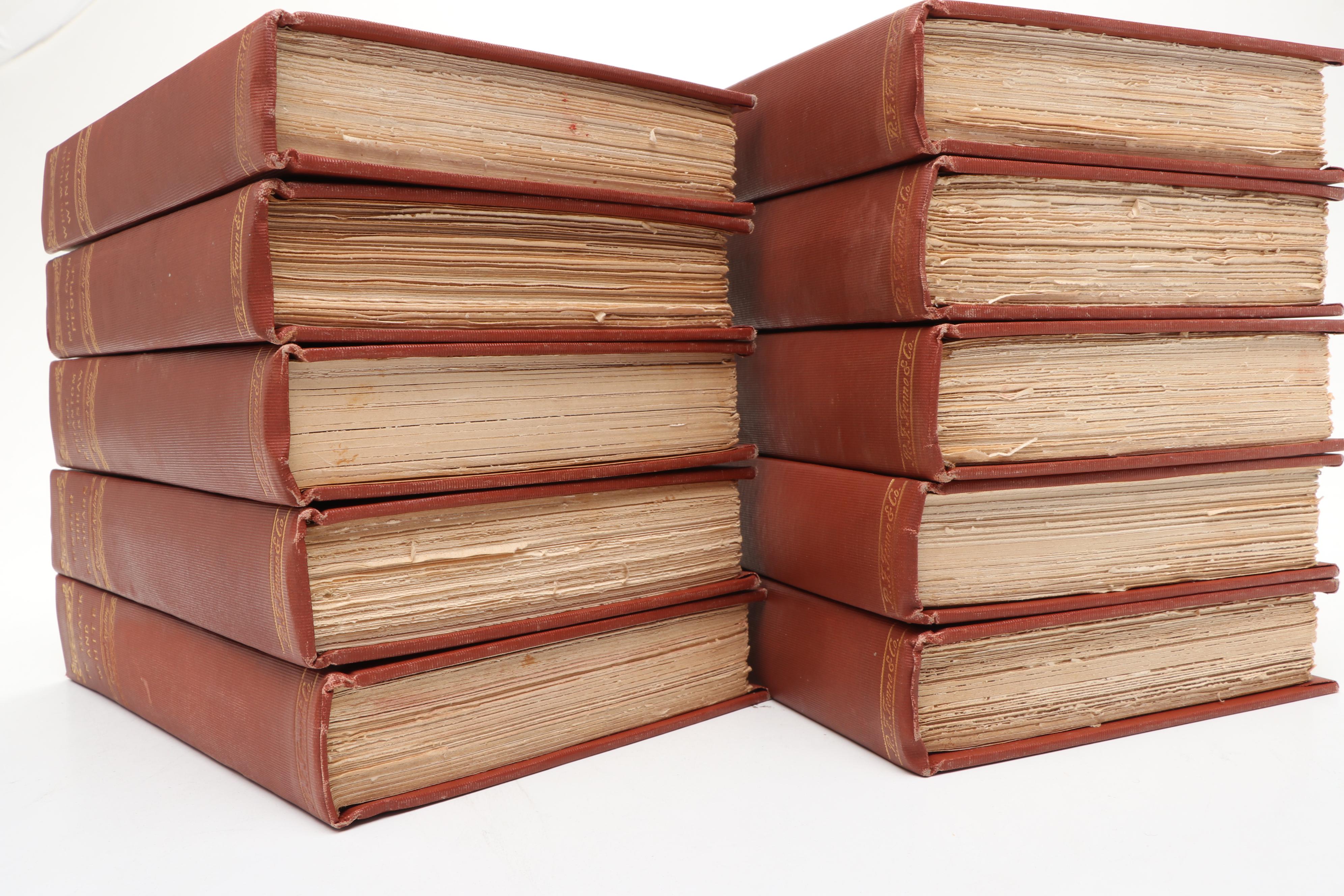 "The Works of Rudyard Kipling" Ten-Volume Set, circa 1900