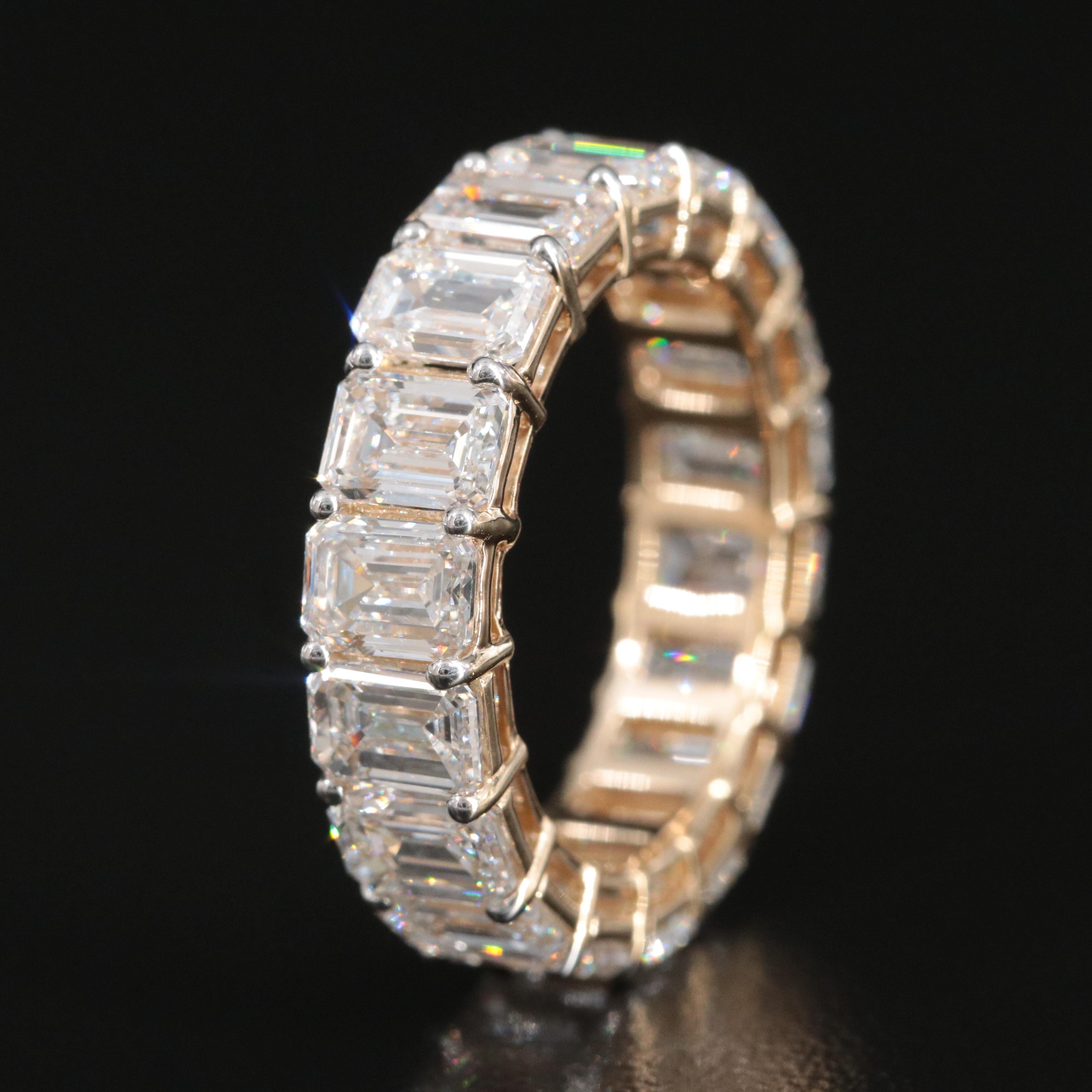 14K 7.43 CTW Lab Grown Diamond Eternity Band